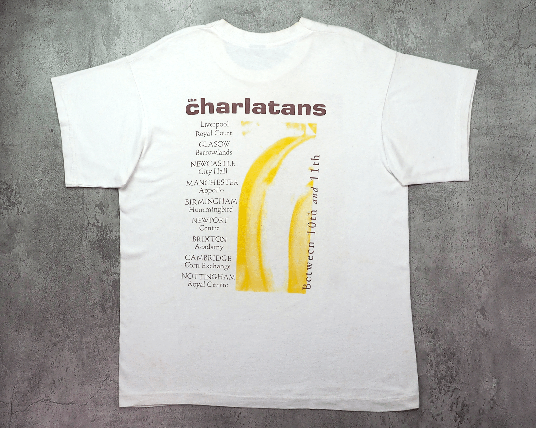 Vintage Vintage 1992 The Charlatans Tour Shirt XL Size US XL / EU 56 / 4 - 8 Thumbnail