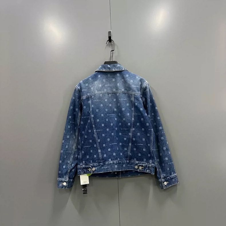 Givenchy Givenchy Givenchy Printed Denim Jacket with Buttons -2507 Size US S / EU 44-46 / 1 - 2 Thumbnail