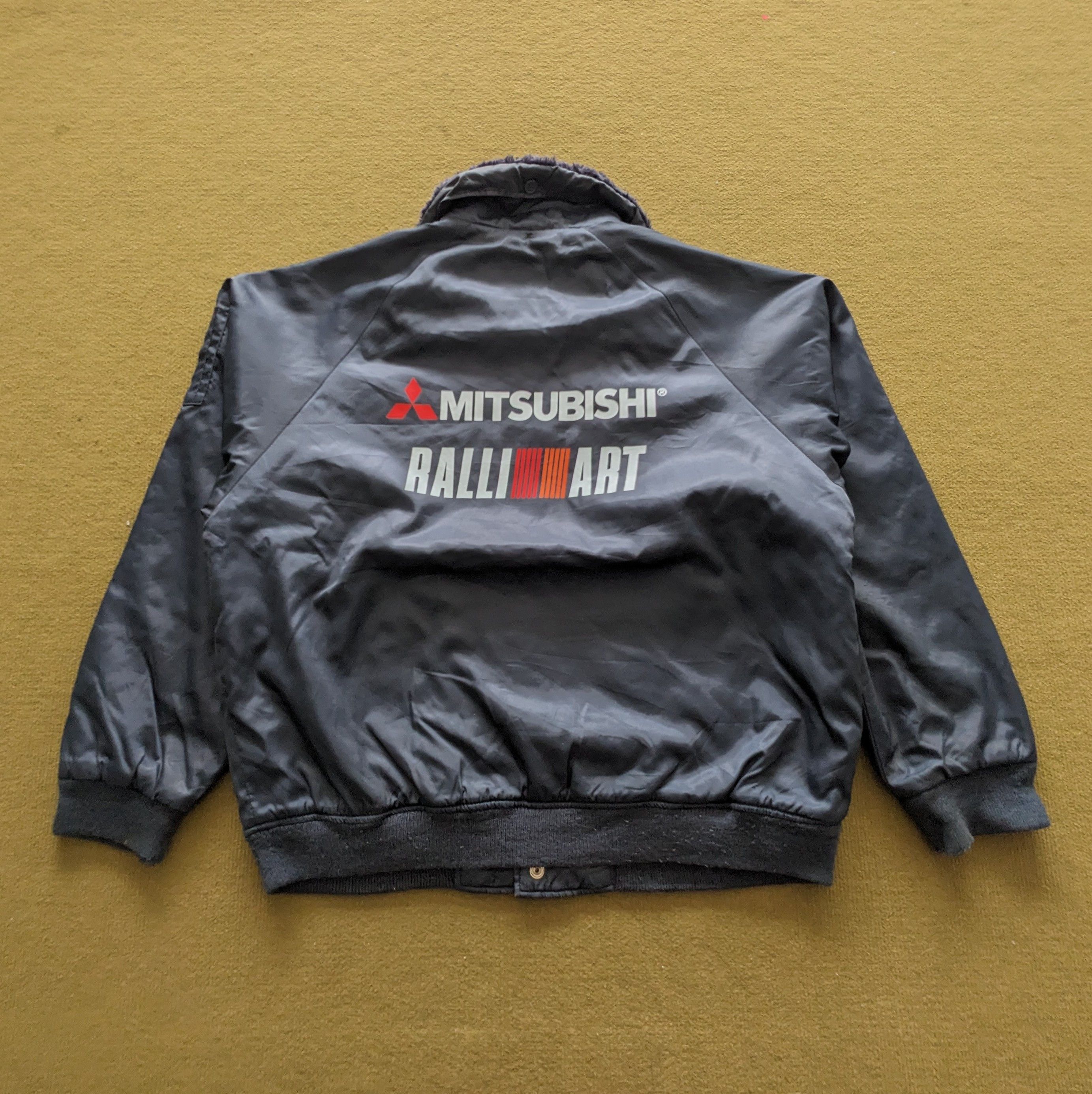 Vintage Mitsubishi RALLI ART Racing Bomber Custom Jacket