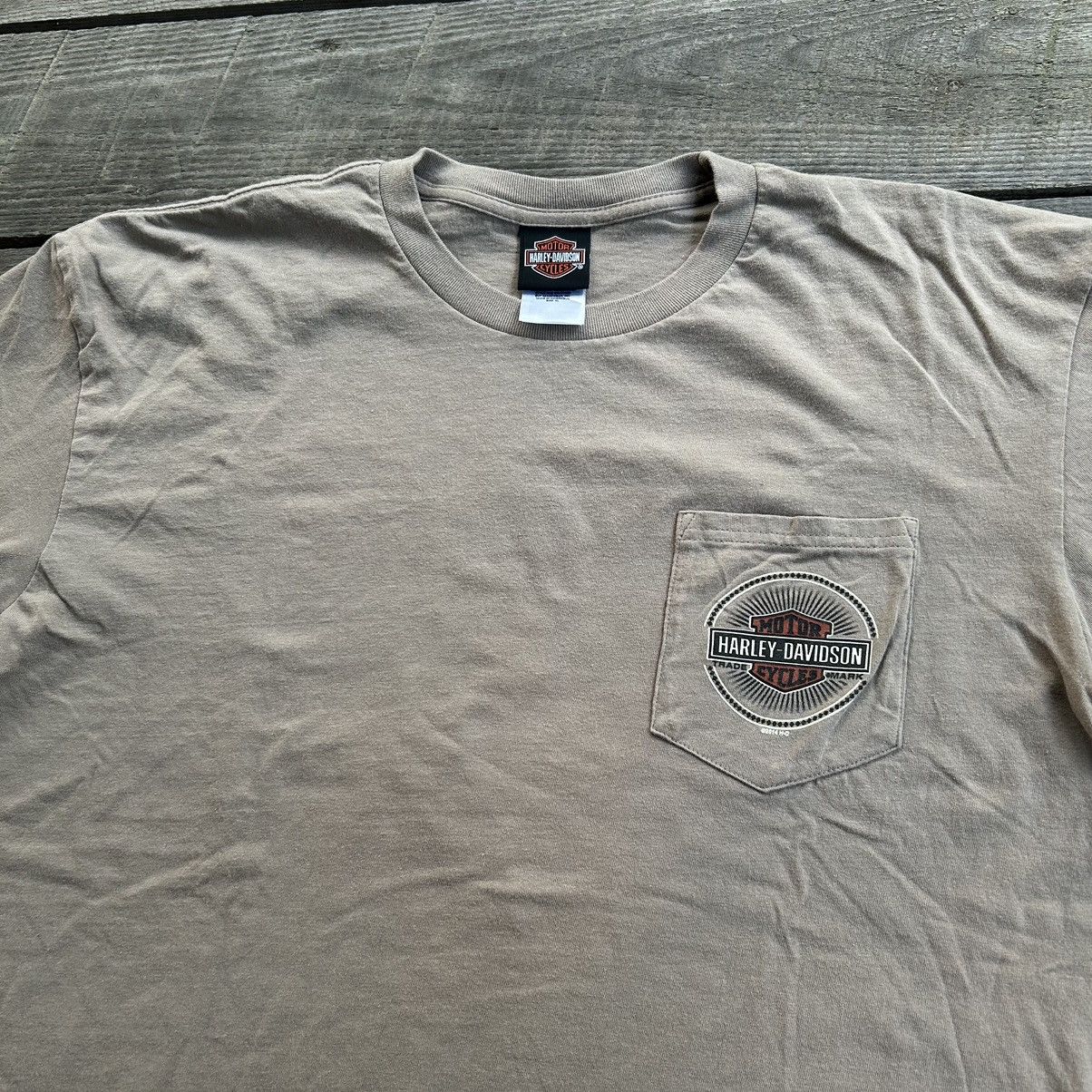 Harley Davidson Vintage Y2K Harley Davidson Pirate Skull Graphic T Shirt Size US XL / EU 56 / 4 - 2 Thumbnail