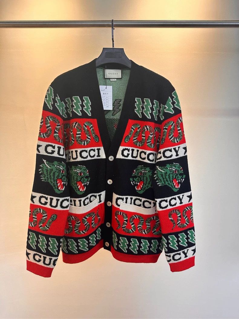Gucci GucciKnitted animal series full-print jacket 2503-Nextarro Size US S / EU 44-46 / 1 - 1 Thumbnail