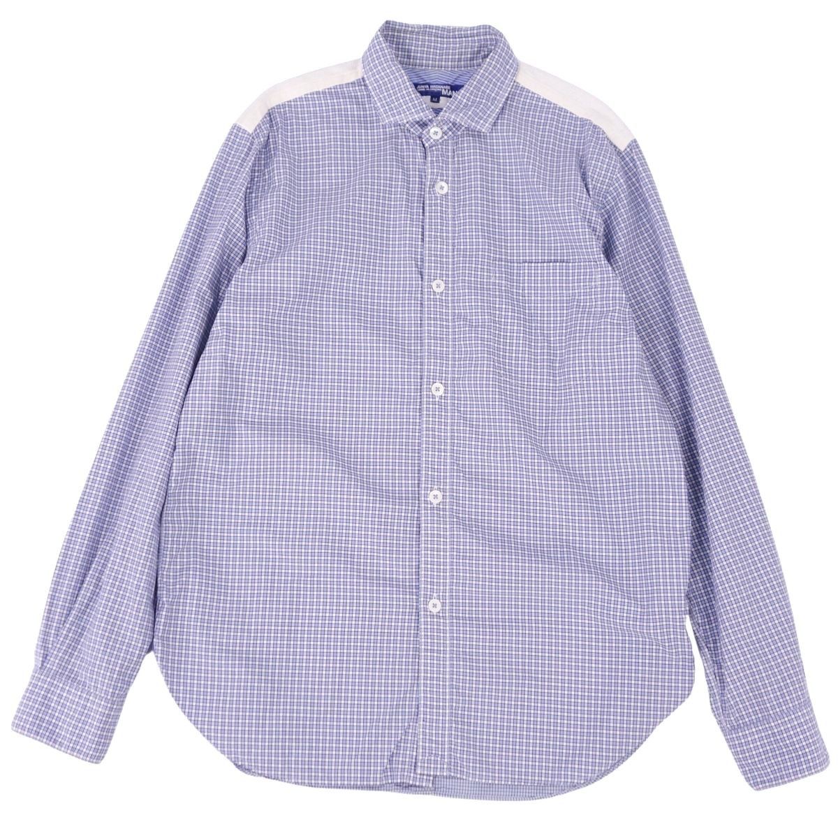 Comme des Garcons Shirt Check Switching Long Sleeve Size US M / EU 48-50 / 2 - 1 Thumbnail