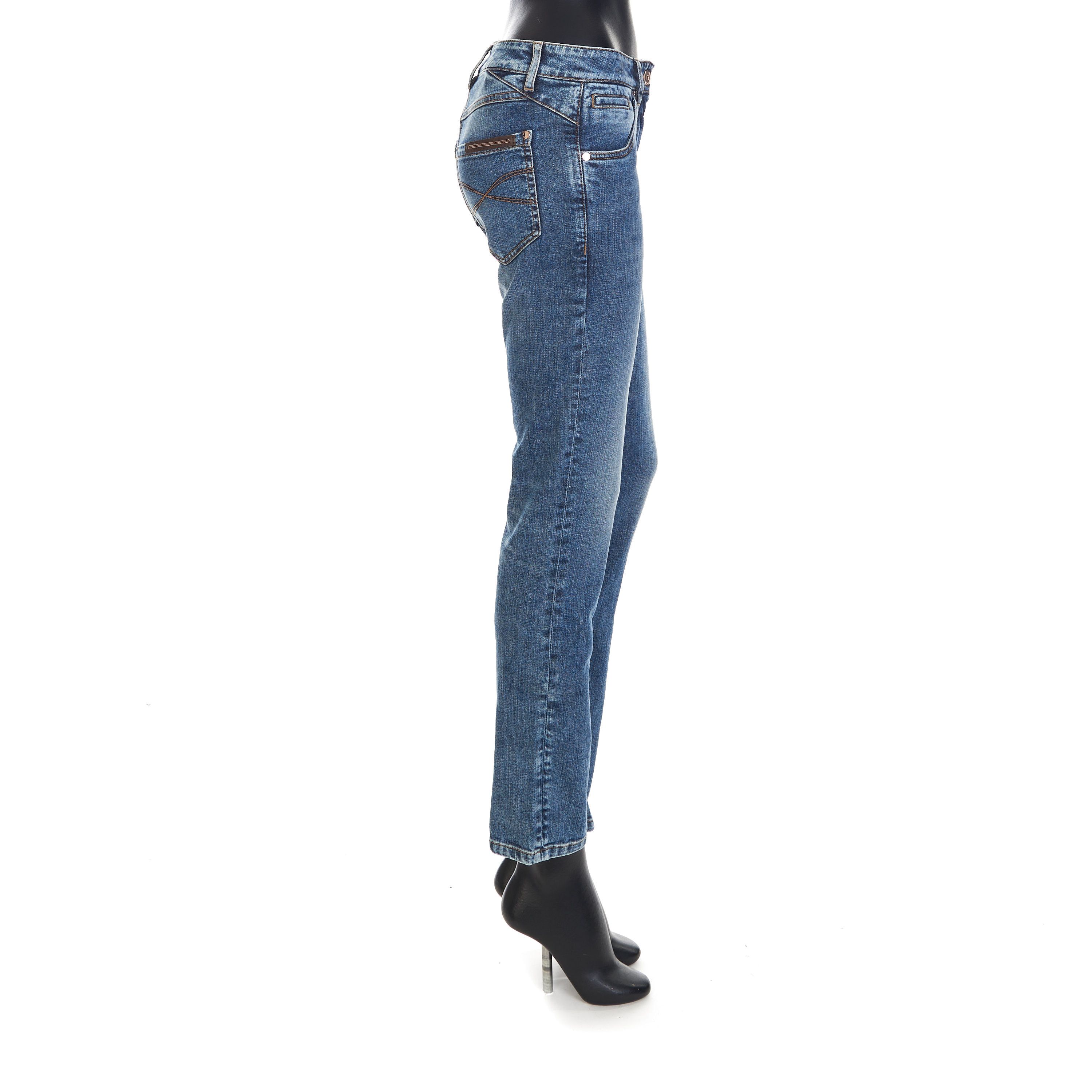 Brunello Cucinelli Blue Comfort Denim Five- Pocket Trousers Size 30" / US 8 / IT 44 - 7 Thumbnail