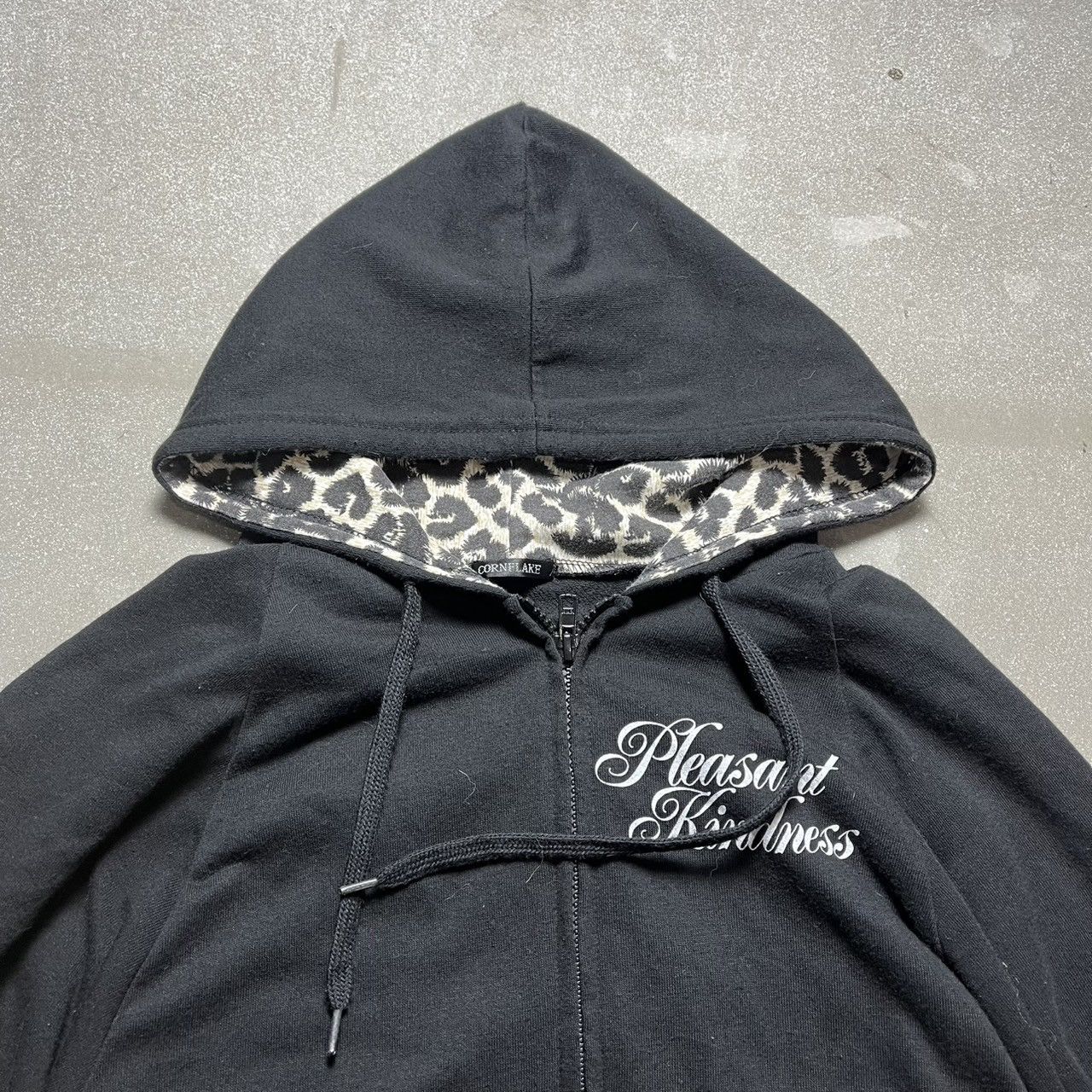 If Six Was Nine × Japanese Brand × Le Grande Bleu (L.G.B.) Conflake Japanese Brand Skulls Leopard Hoodie Sweater Size L / US 10 / IT 46 - 5 Thumbnail