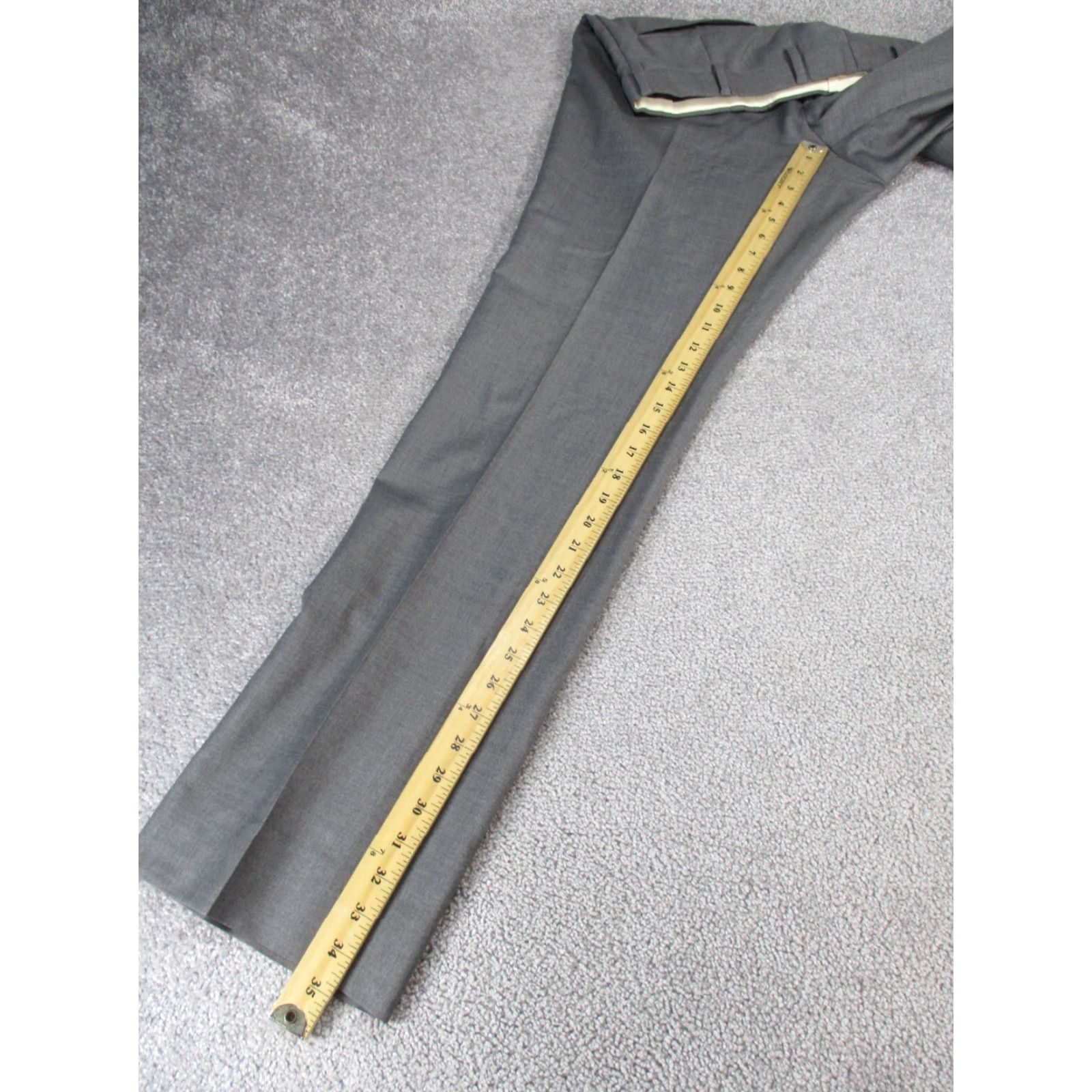 Ralph Lauren Ralph Lauren Black Label Dress Pants Mens 36 Gray Wool Slacks Dress Pants Vintage 90s Preppy Wedding Mens Gray 36 Size US 36 / EU 52 - 5 Thumbnail