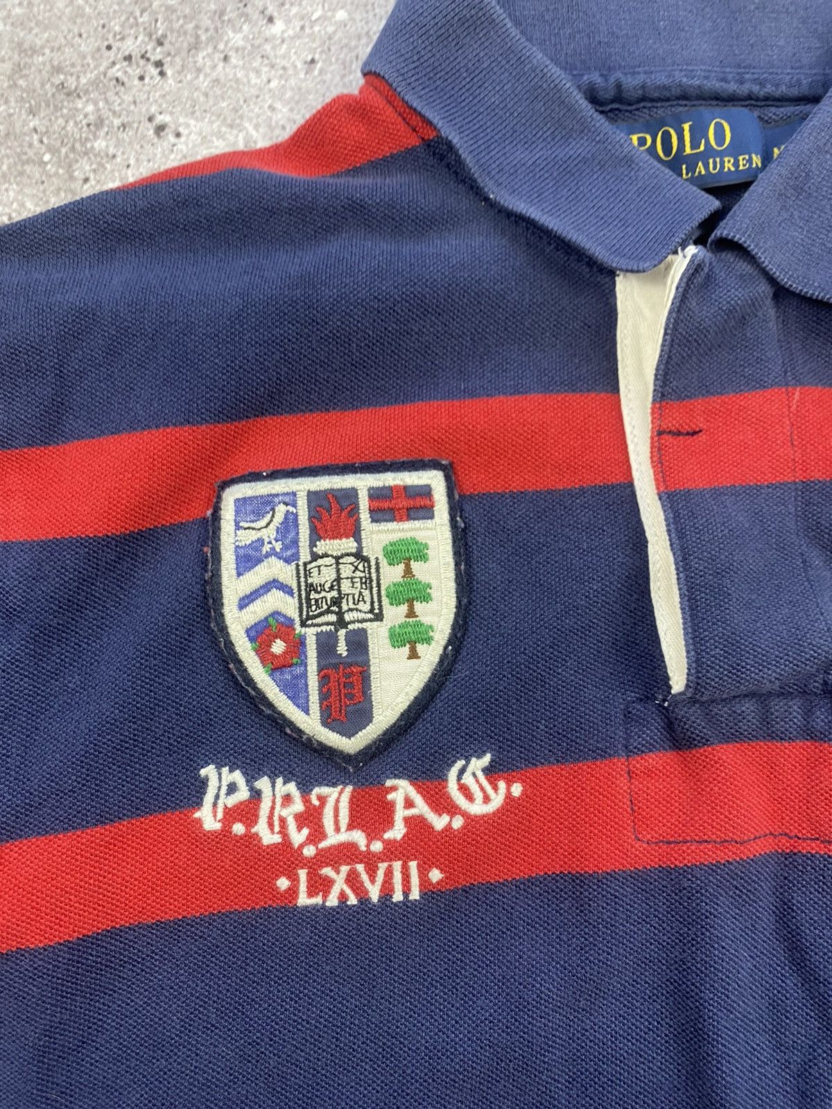 Polo Ralph Lauren Vintage 90s Polo Ralph Lauren Y2K Chief Keef ruby Polo strip Size US M / EU 48-50 / 2 - 4 Thumbnail
