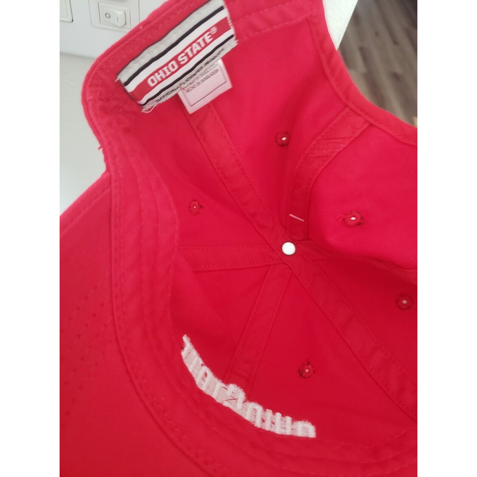 NCAA Ohio State Buckeyes Hat Dad Strapback Strap Back Red NCAA Size ONE SIZE - 5 Thumbnail