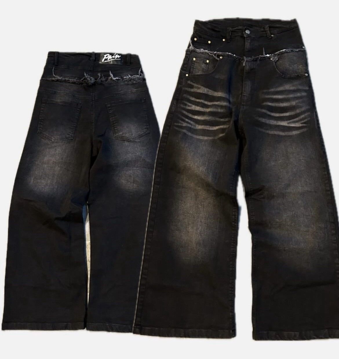 Designer × Vintage Balenciaga baggy jeans Size US 36 / EU 52 - 1 Thumbnail