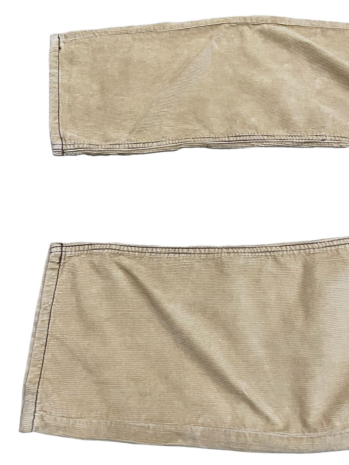 GOSTAR DE FUGA × Hysteric Glamour The 7three Japan Studded Rhinestones Corduroy Brown Pants Size US 32 / EU 48 - 9 Thumbnail