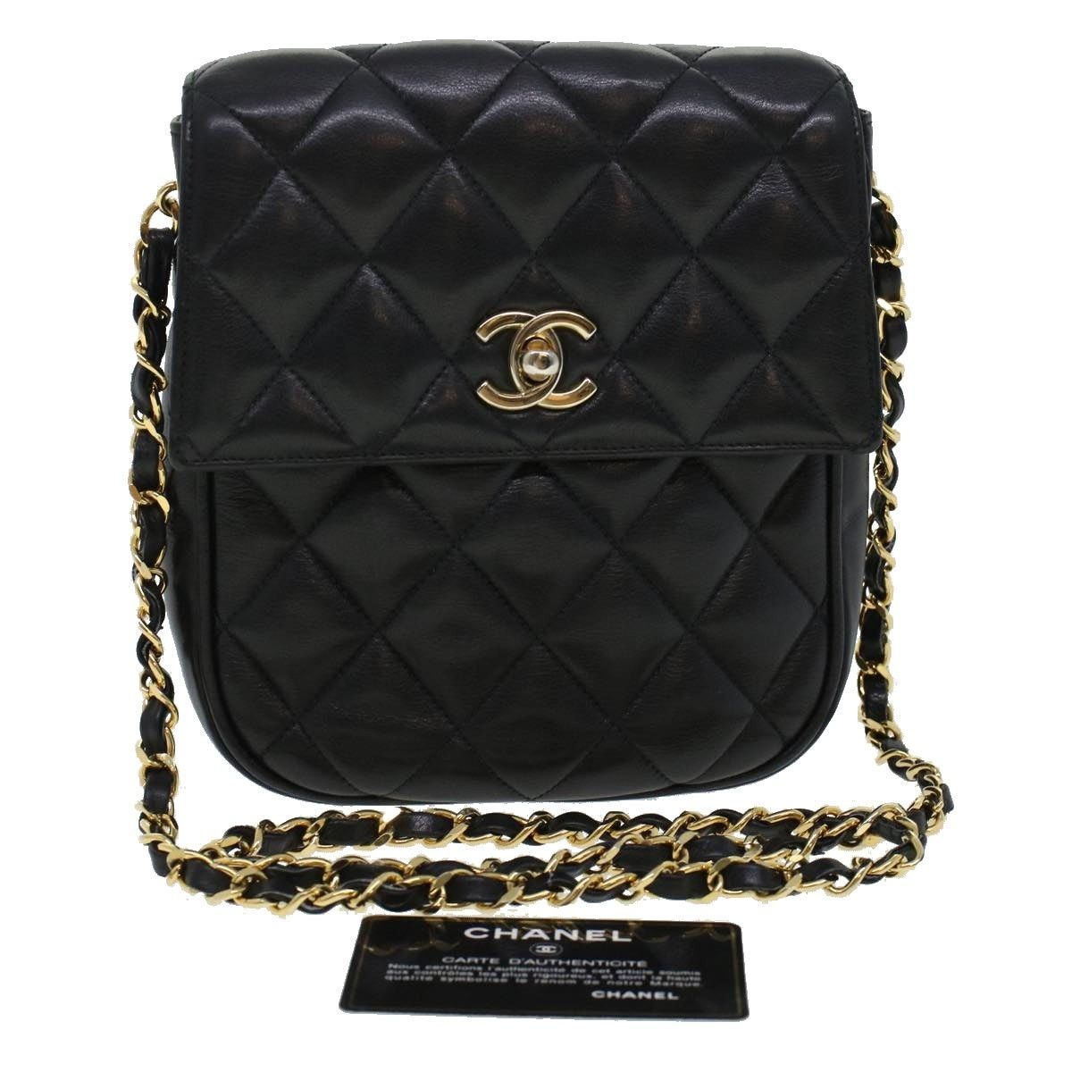 Chanel Chanel Matelasse Turn Lock Chain Shoulder Bag Size ONE SIZE - 1 Thumbnail