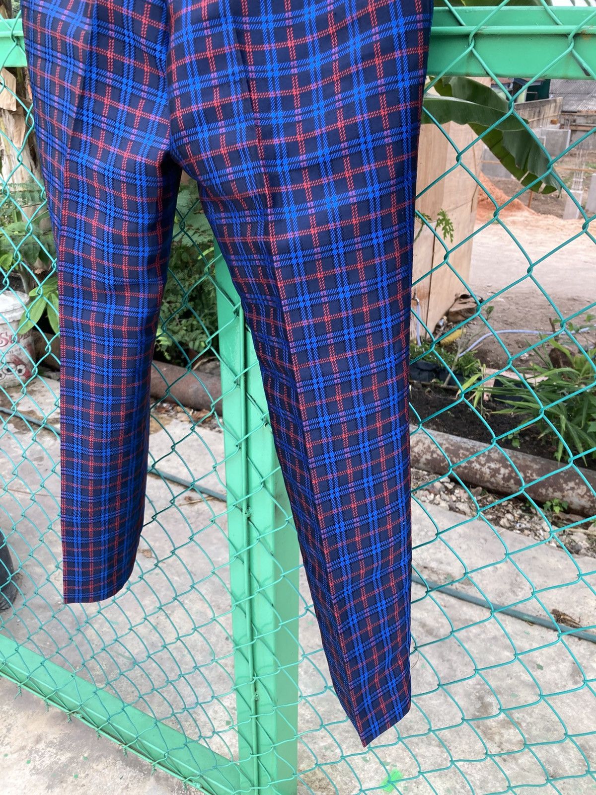 Tsumori Chisato Tsumori Chisato Tartan Plaid Tapered Trousers Size US 31 - 7 Thumbnail