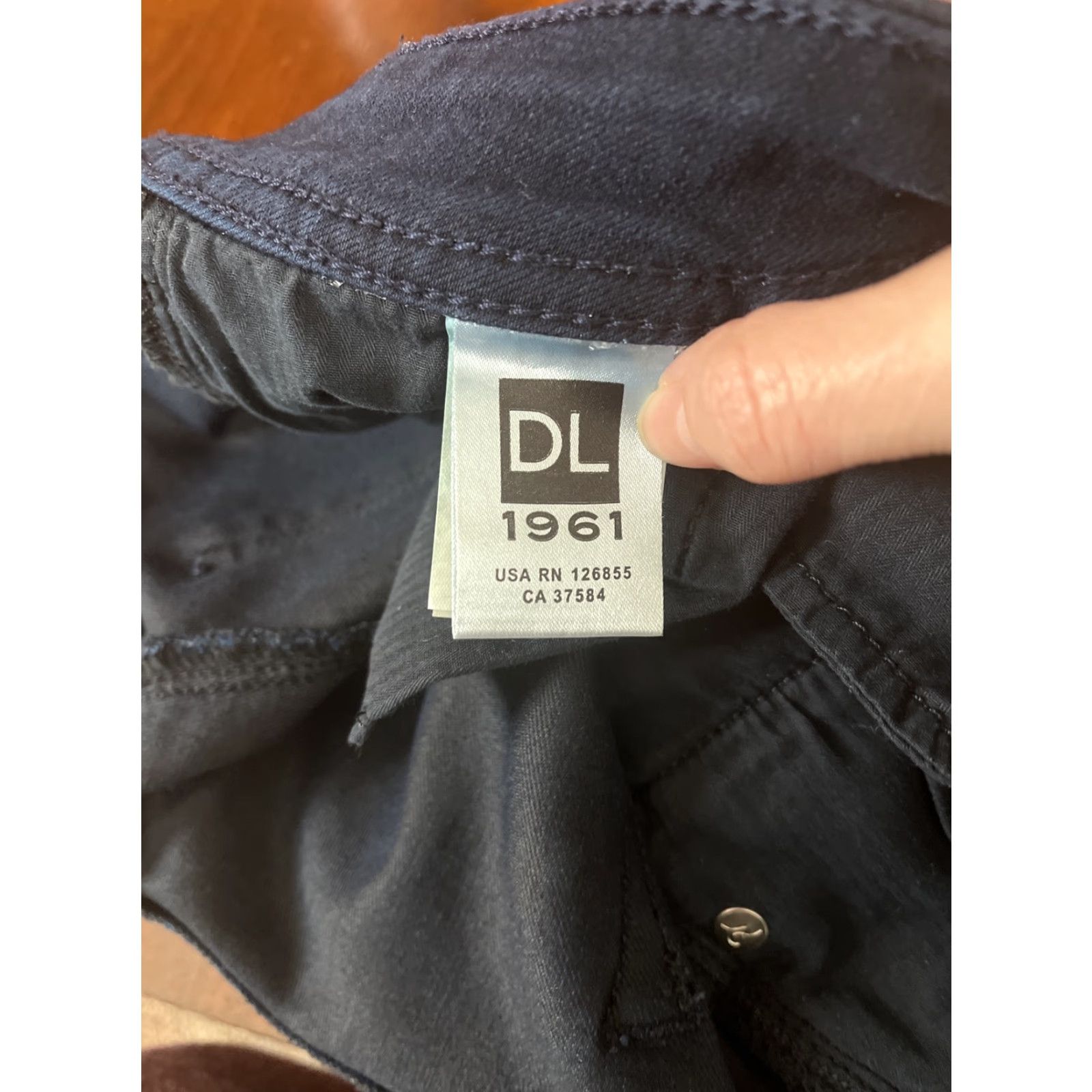 DL1961 DL1961 Coco Curvy Straight Jeans Flatiron Dark Wash 4 Way Stretch Size 26 Womens Size 26" / US 2 / IT 38 - 6 Thumbnail