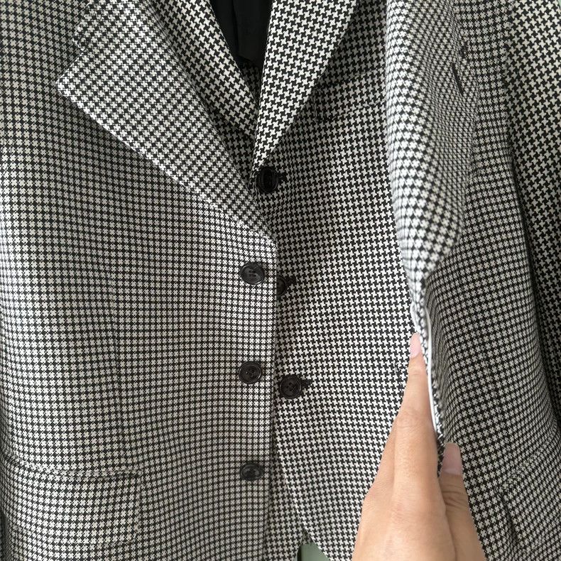 Comme des Garcons Comme des Garcons Classic houndstooth coat Size S / US 4 / IT 40 - 7 Thumbnail