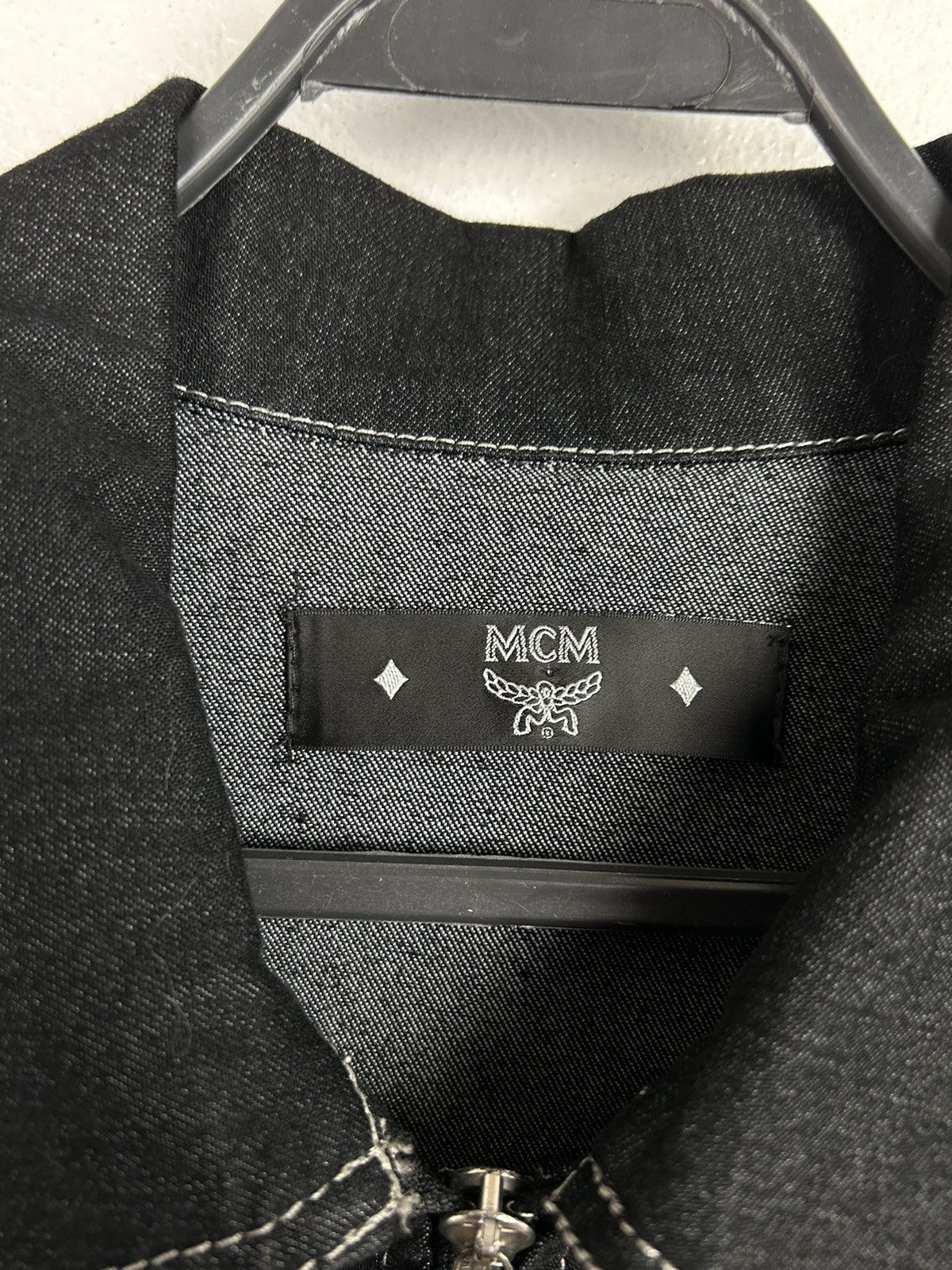 MCM Vintage MCM Jeans Denim Luxury Trucker Jacket Size 42 Size M / US 6-8 / IT 42-44 - 5 Thumbnail