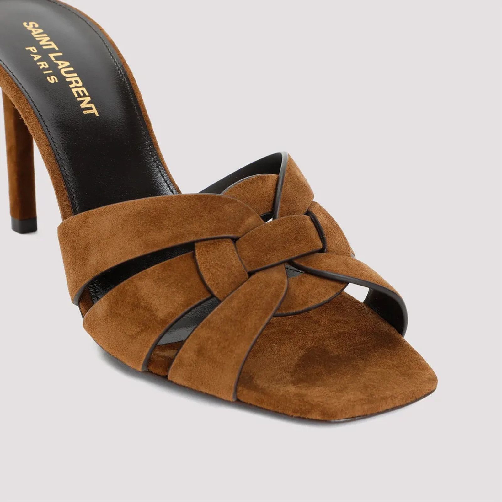 Yves Saint Laurent Saint Laurent Tribute 85 Mule Land Brown Suede Pump 40.5 Size US 10.5 / IT 40.5 - 6 Thumbnail