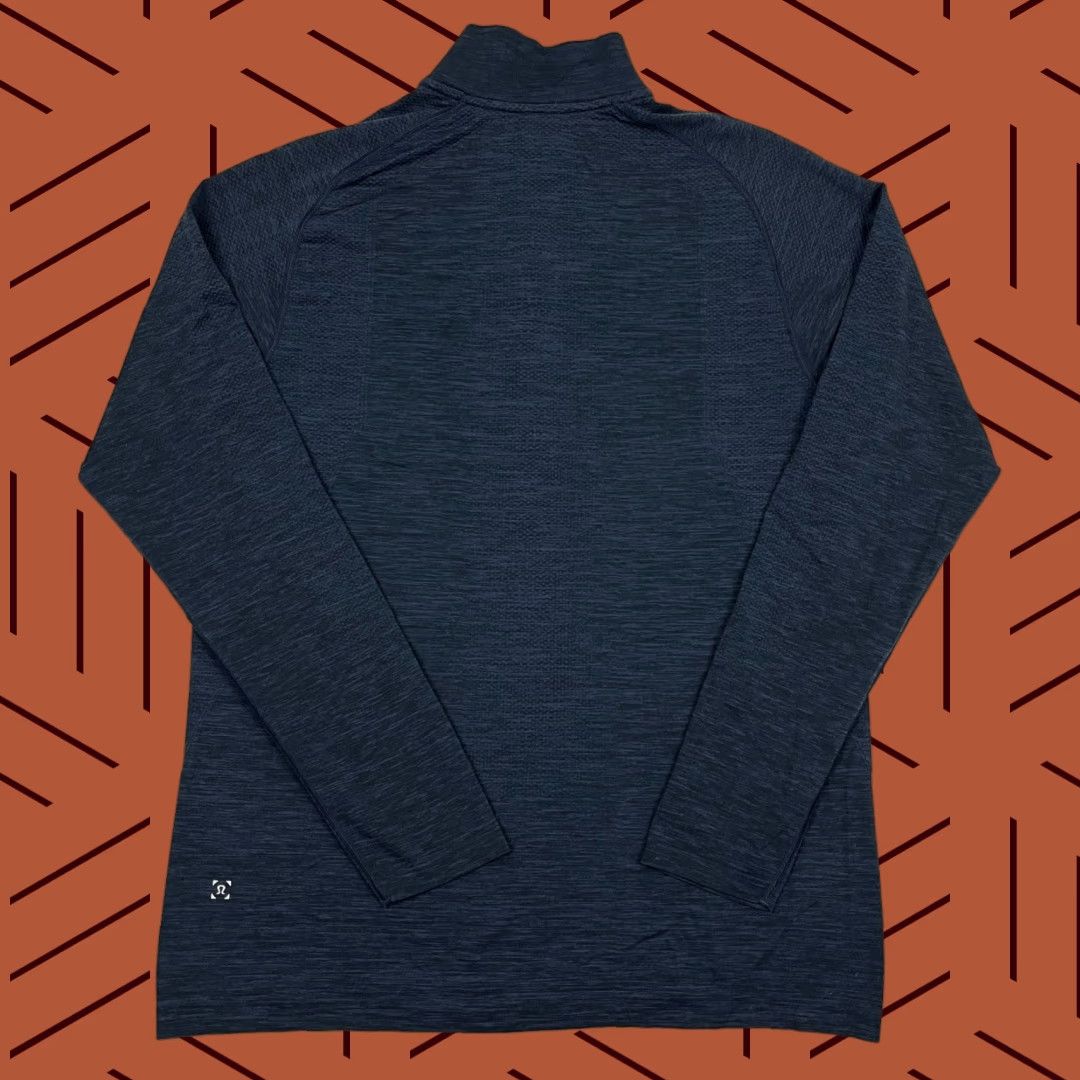 Lululemon Lululemon Metal Vent Tech Pullover Mens L Dark Blue Active Quarter Zip Golf Prep Jacket Size US L / EU 52-54 / 3 - 1 Thumbnail