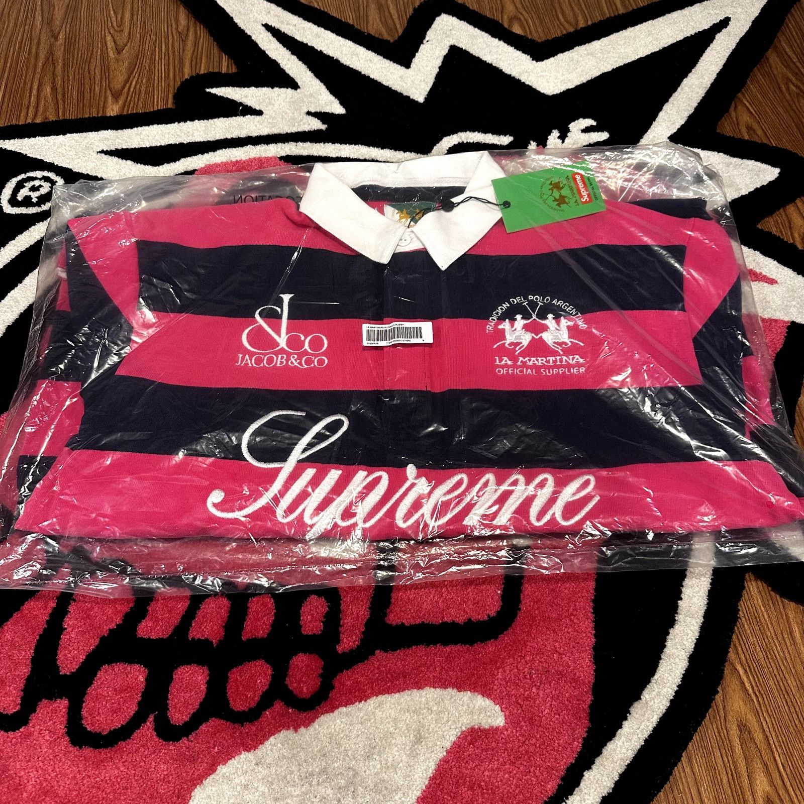 Supreme La Martina Rugby Stripe – X Large – Brand New in Bag