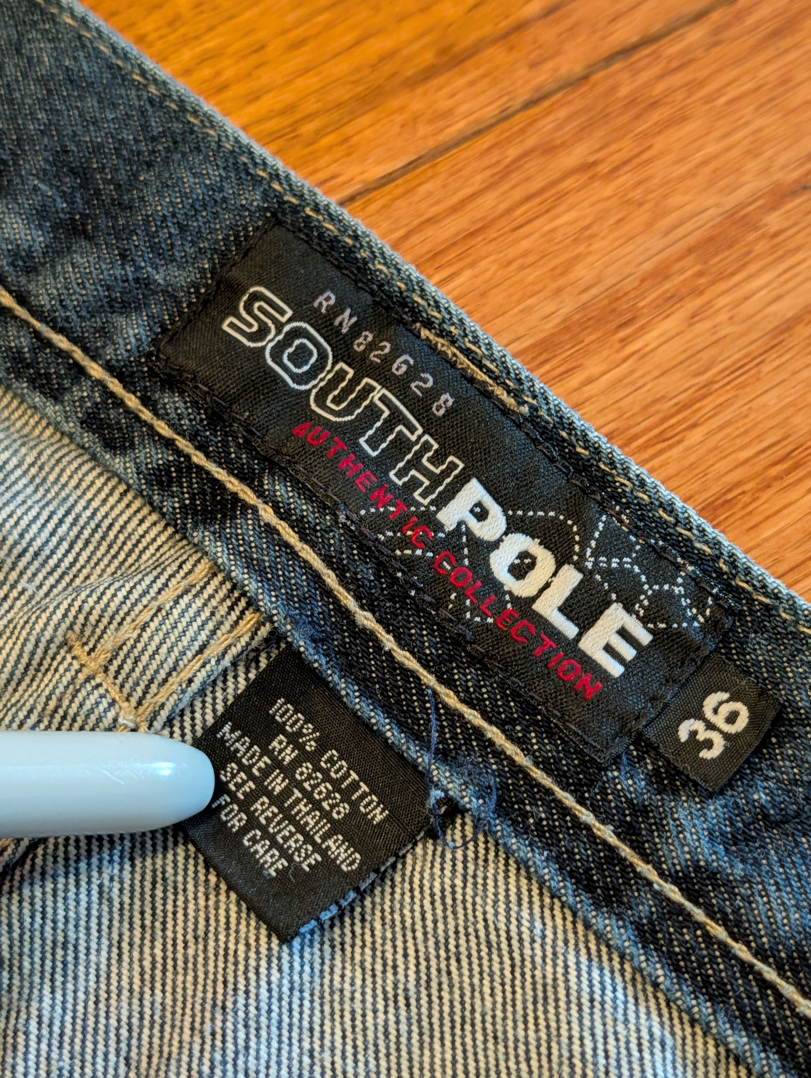 Southpole VTG Y2K Southpole Baggy Carpenter Denim Skater Jeans Size US 36 / EU 52 - 7 Thumbnail