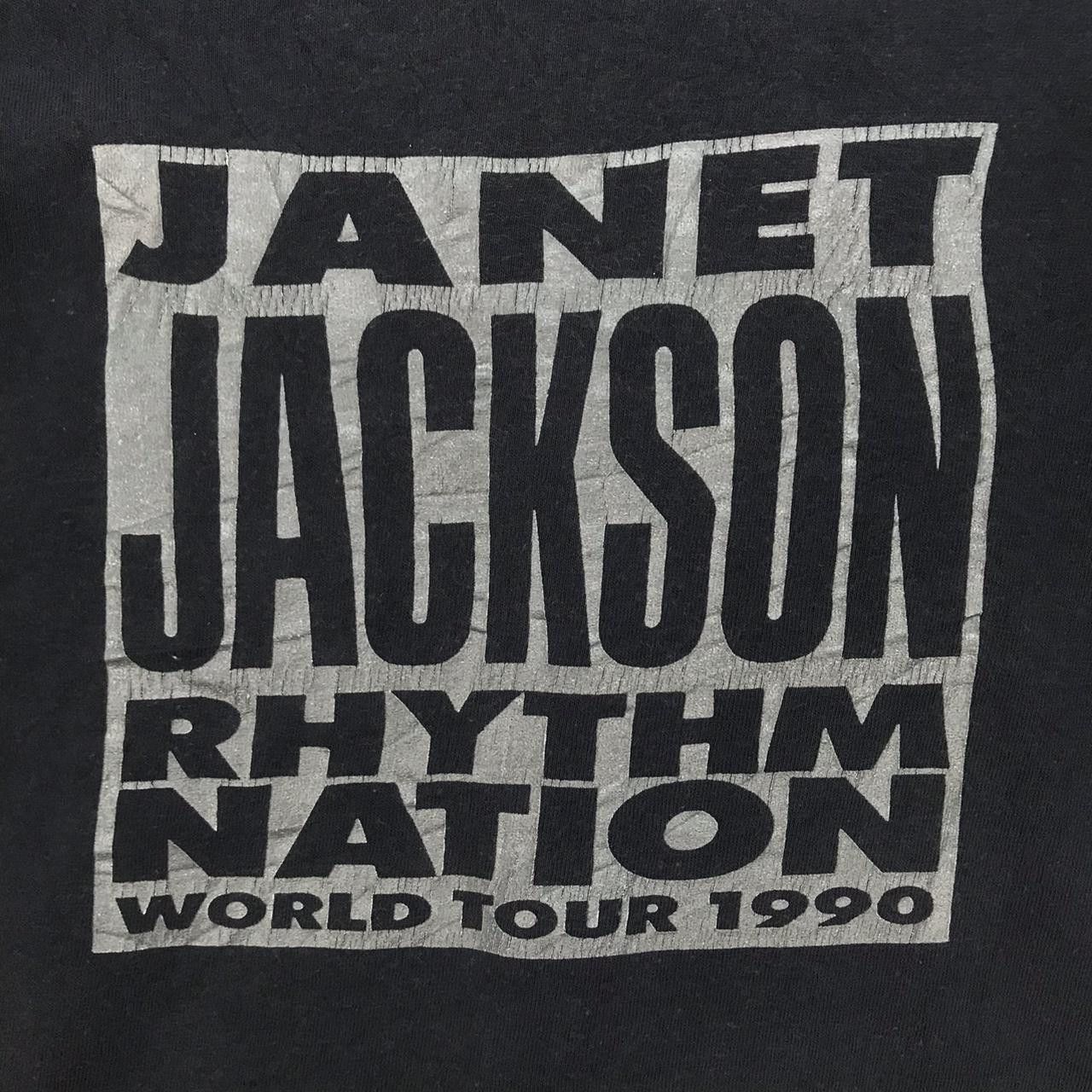 Vintage Vintage 1990 JANET JACKSON Rhythm Nation World Tour Concert Size US M / EU 48-50 / 2 - 4 Thumbnail