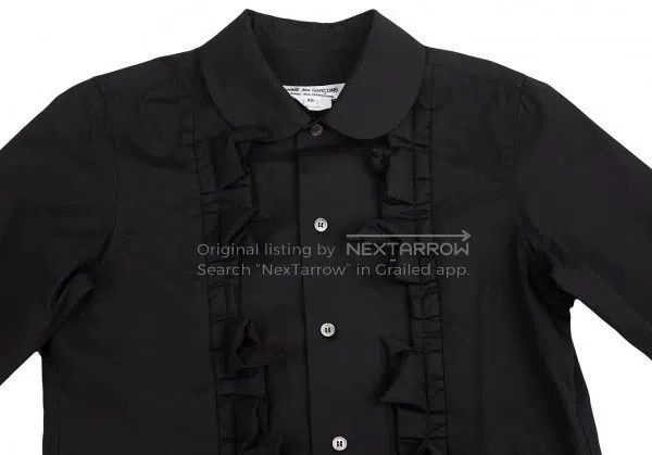 Comme des Garcons Comme Des Garcons Vintage Black Lace Shirt Top Size XS / US 0-2 / IT 36-38 - 4 Thumbnail