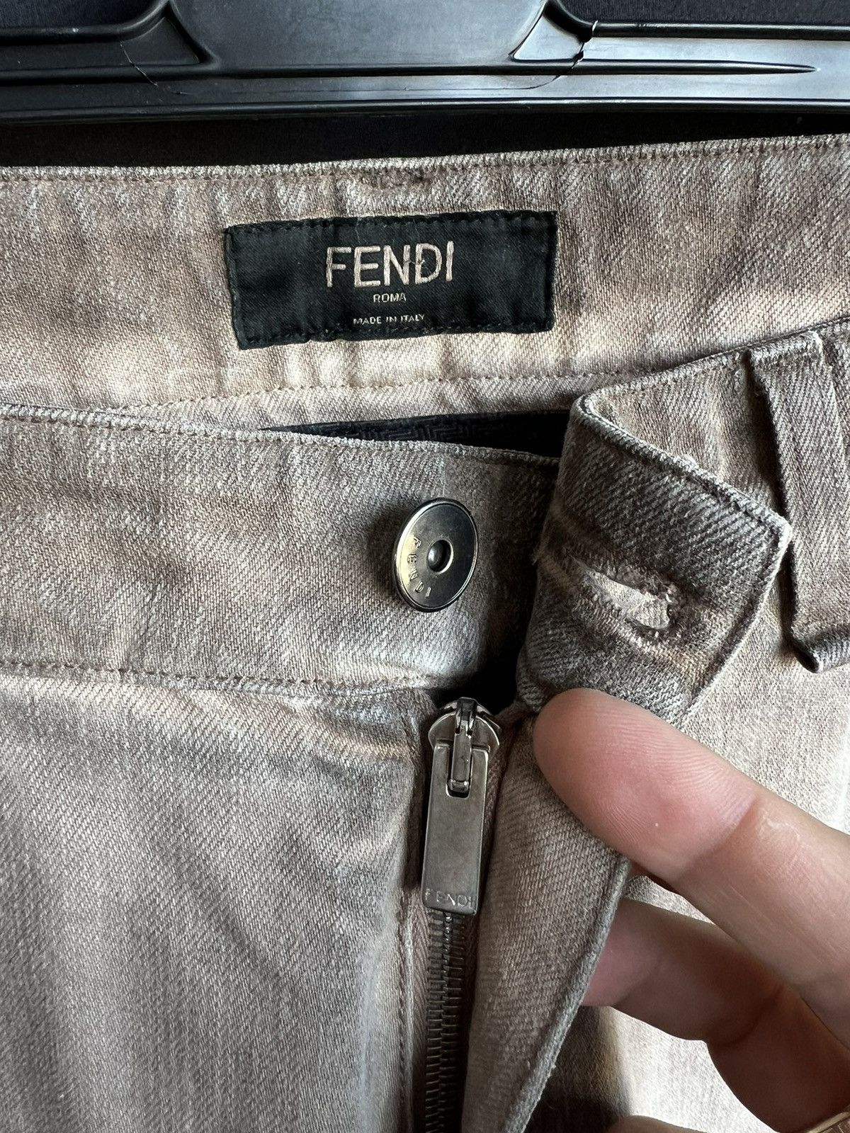 Fendi FENDI Jeans Pants Beige Size 34/34 Size US 34 / EU 50 - 5 Thumbnail