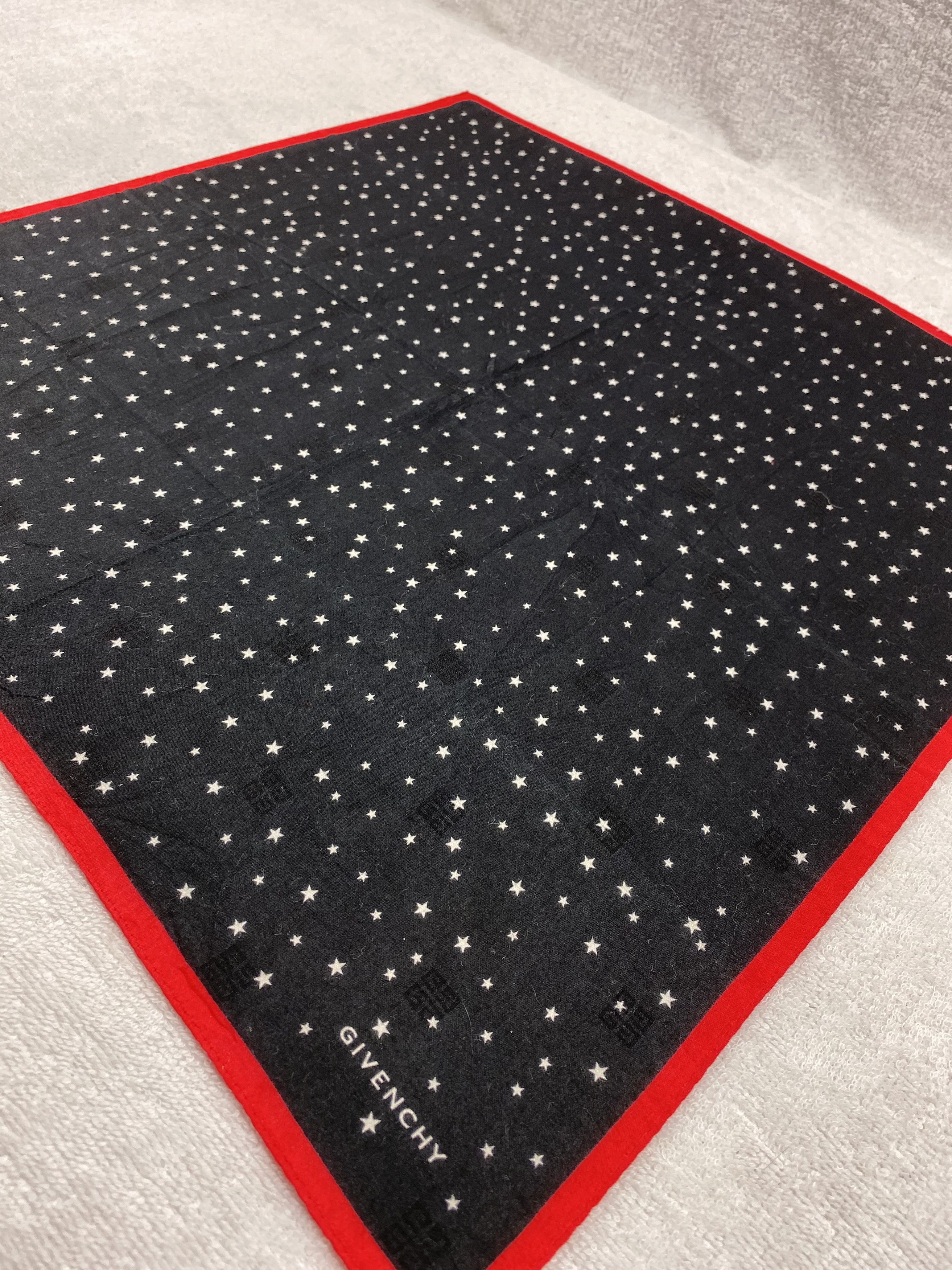 Vintage Givenchy Monogram Handkerchief / Bandana / Neckerchief Size ONE SIZE - 4 Thumbnail