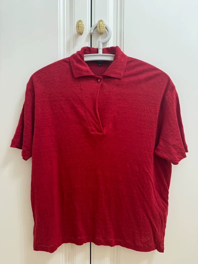 Loro Piana LORO PIANA Linen long sleeves with piping Size XS / US 0-2 / IT 36-38 - 1 Thumbnail