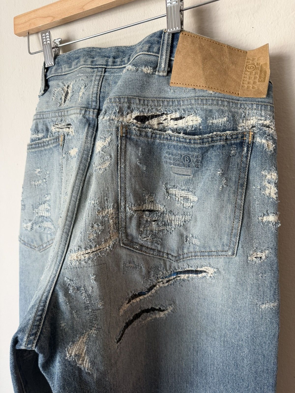 Maison Margiela × Supreme Supreme SS26 MM6 Maison Margiela Selvedge Jean Size 34 Size US 34 / EU 50 - 5 Thumbnail