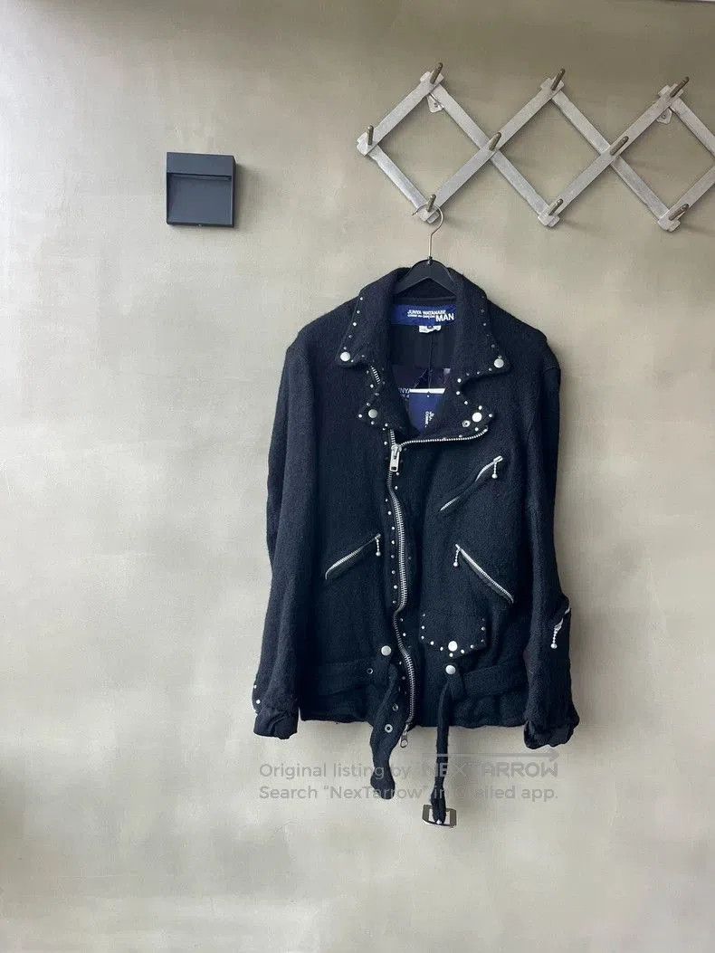 Junya Watanabe Junya Watanabe MAN Boiled Wool Biker Jacket. Size US XS / EU 42 / 0 - 1 Thumbnail