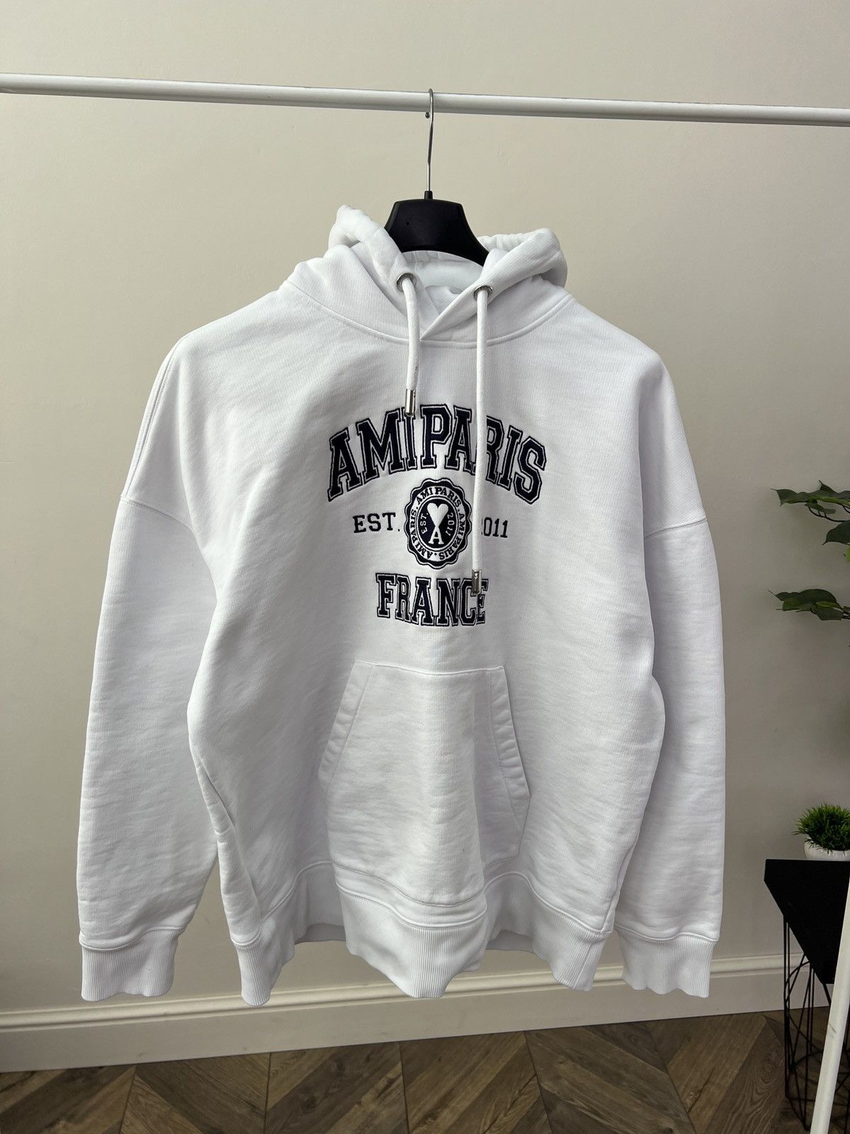 AMI Vintage Ami Paris France Hoodie Size US L / EU 52-54 / 3 - 2 Thumbnail