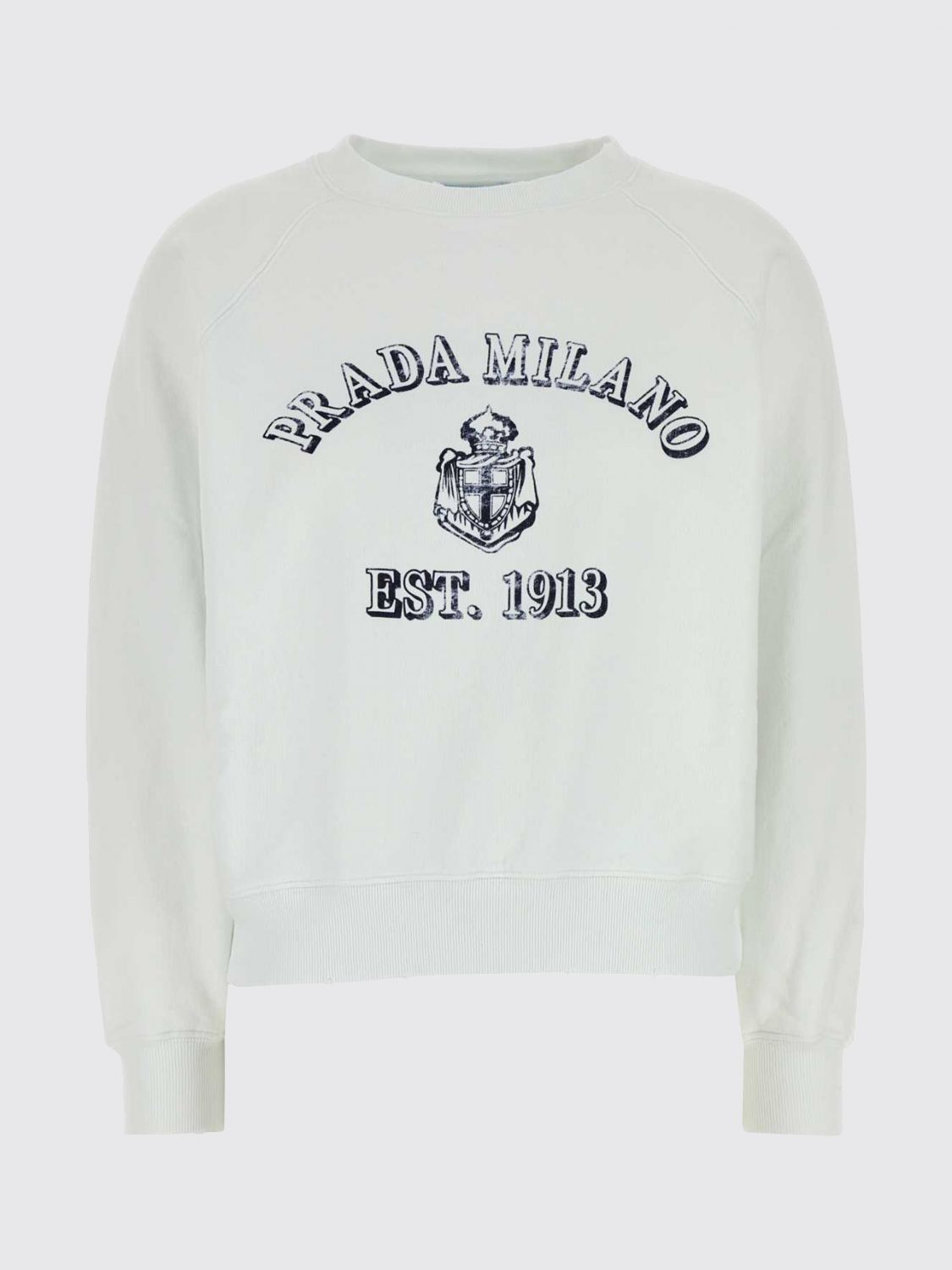 Prada Prada Sweatshirt Woman White Size S / US 4 / IT 40 - 1 Preview