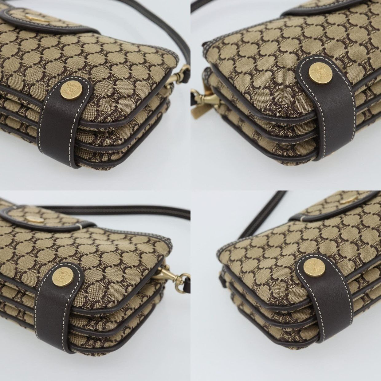 Celine Celine Macadam Classic Bag Brown Handbag Size ONE SIZE - 8 Thumbnail