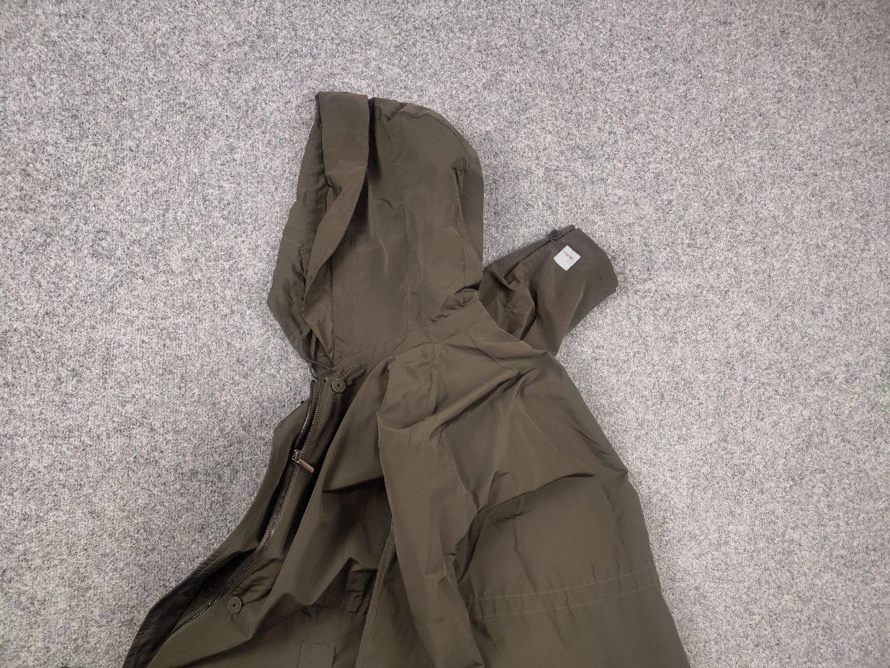 Max Mara 'S Max Mara Italy Design long khaki raincoat hooded Jacket Size M / US 6-8 / IT 42-44 - 12 Thumbnail
