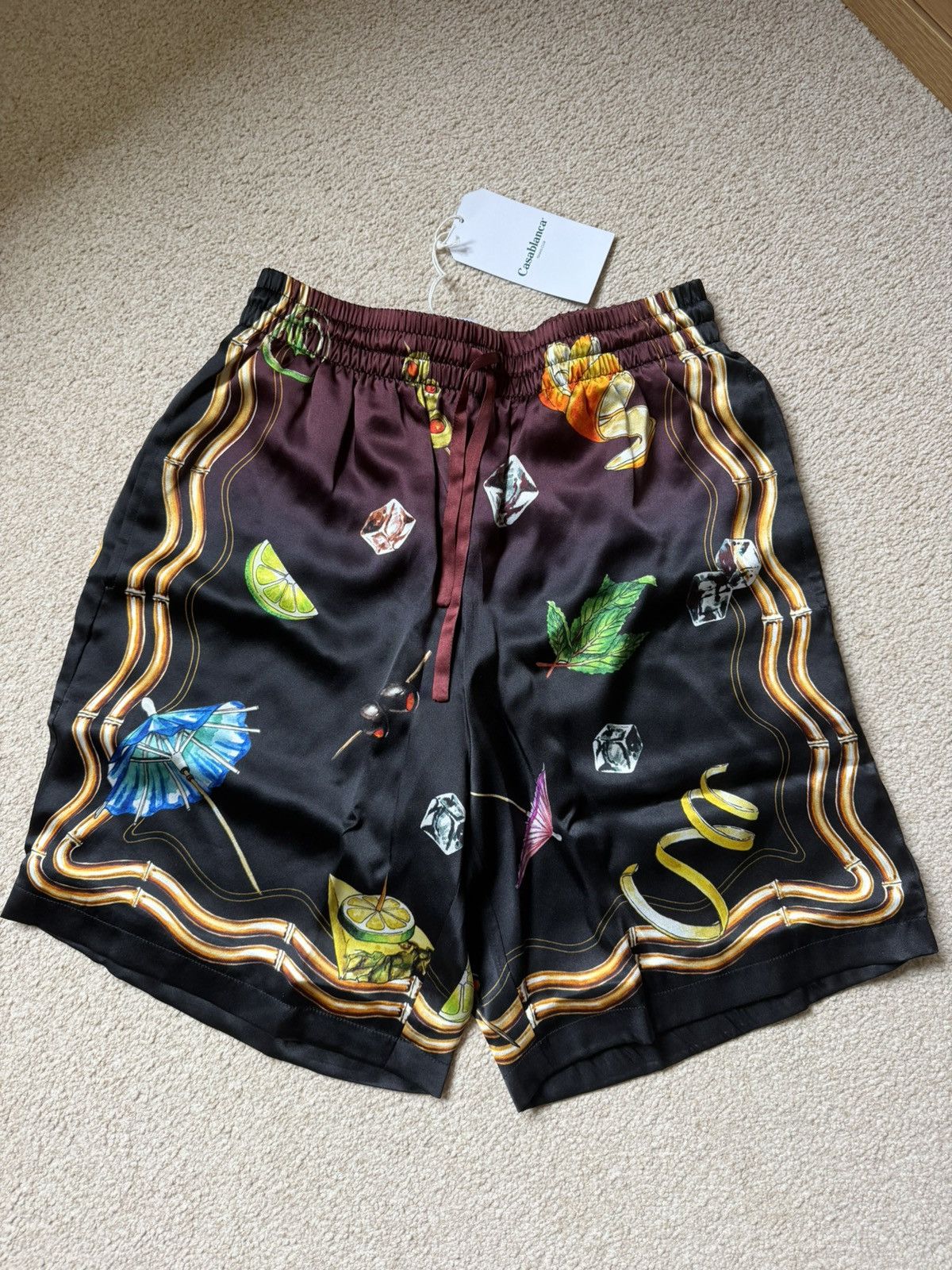 Casablanca Casablanca Sunset Silk Shorts Size US 32 / EU 48 - 1 Thumbnail