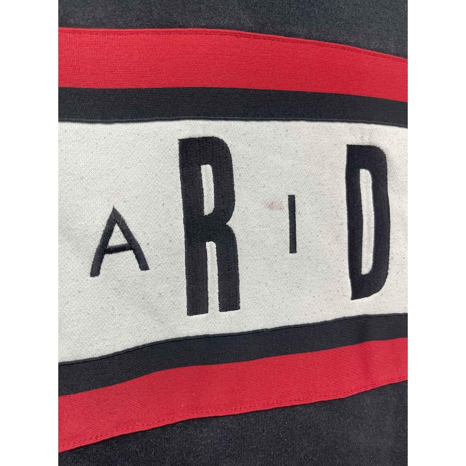 Other VTG Air Jordan Sweatshirt Mens Size Small Black Red Spellout Size US S / EU 44-46 / 1 - 5 Thumbnail