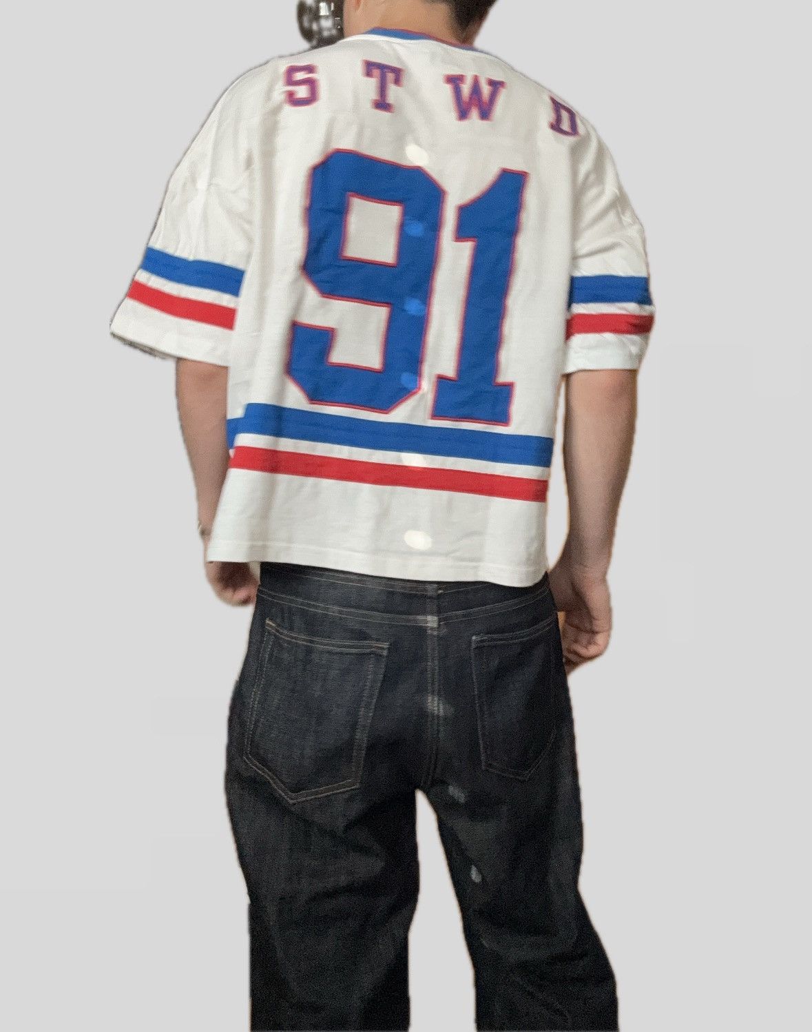 Stussy × Vintage Cropped Jersey – Lightly Oversized Fit Size US S / EU 44-46 / 1 - 3 Thumbnail