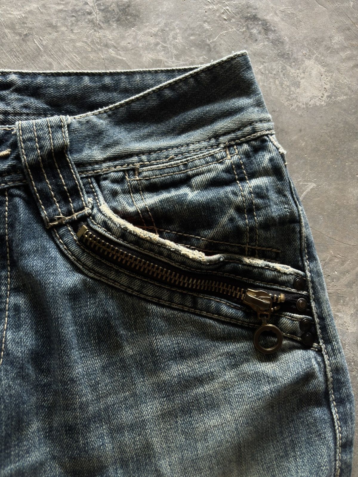 If Six Was Nine BACK VINTAGE japanese denim rusty washed punk grunge style Size US 32 / EU 48 - 8 Thumbnail