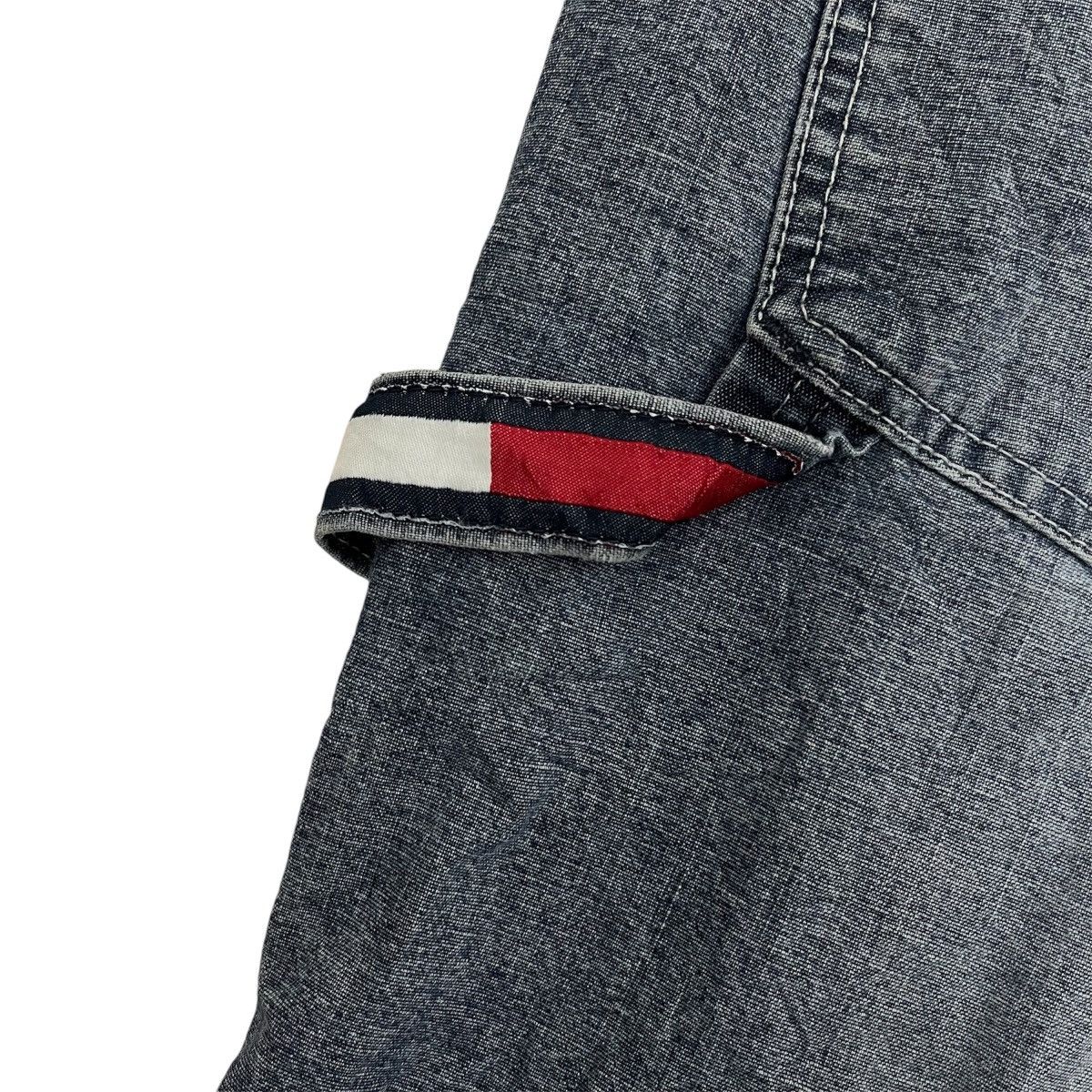 Tommy Hilfiger Carpenter Baggy Jeans Tommy Hilfiger Blue Washed Denim Size US 36 / EU 52 - 10 Thumbnail