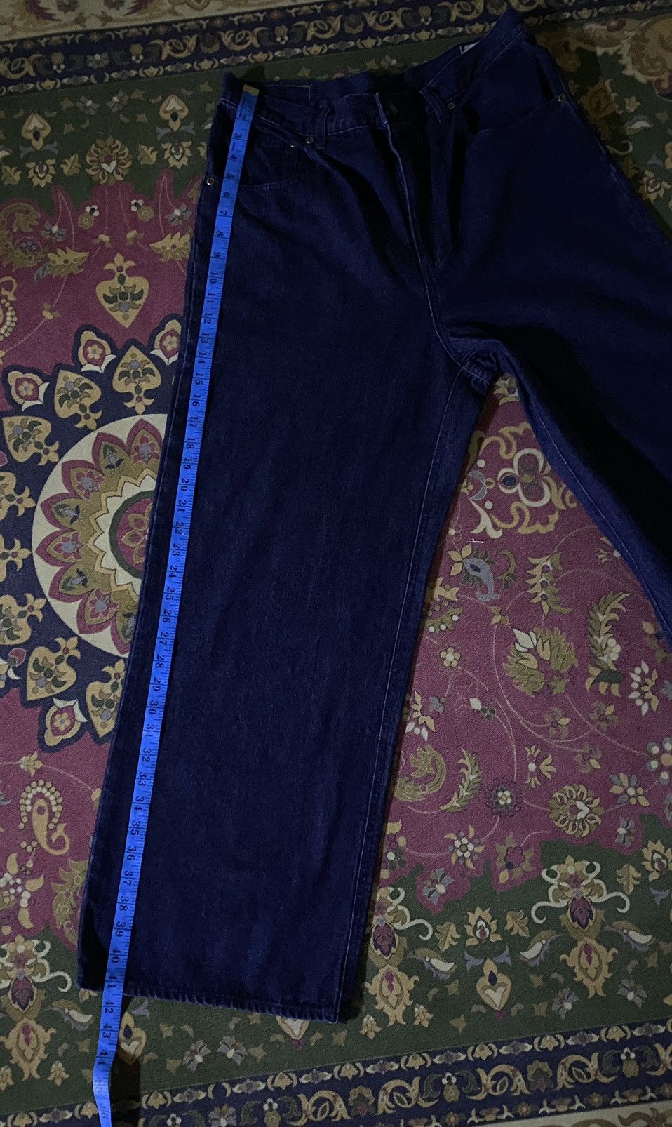 Ecko Unltd. Vintage Japanese Brand Antiqua Super Baggy Jnco Style Denim Size US 32 / EU 48 - 14 Thumbnail