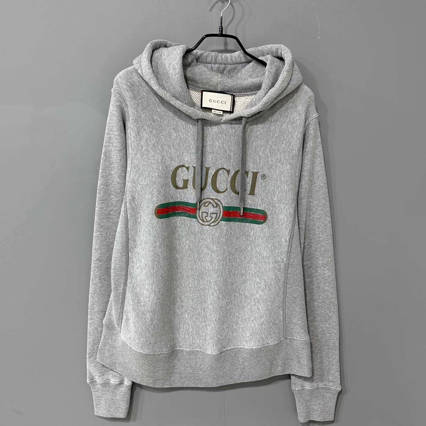 Gucci GUCCI Gray Hooded Jacket XS 98 New Size XS / US 0-2 / IT 36-38 - 1 Thumbnail