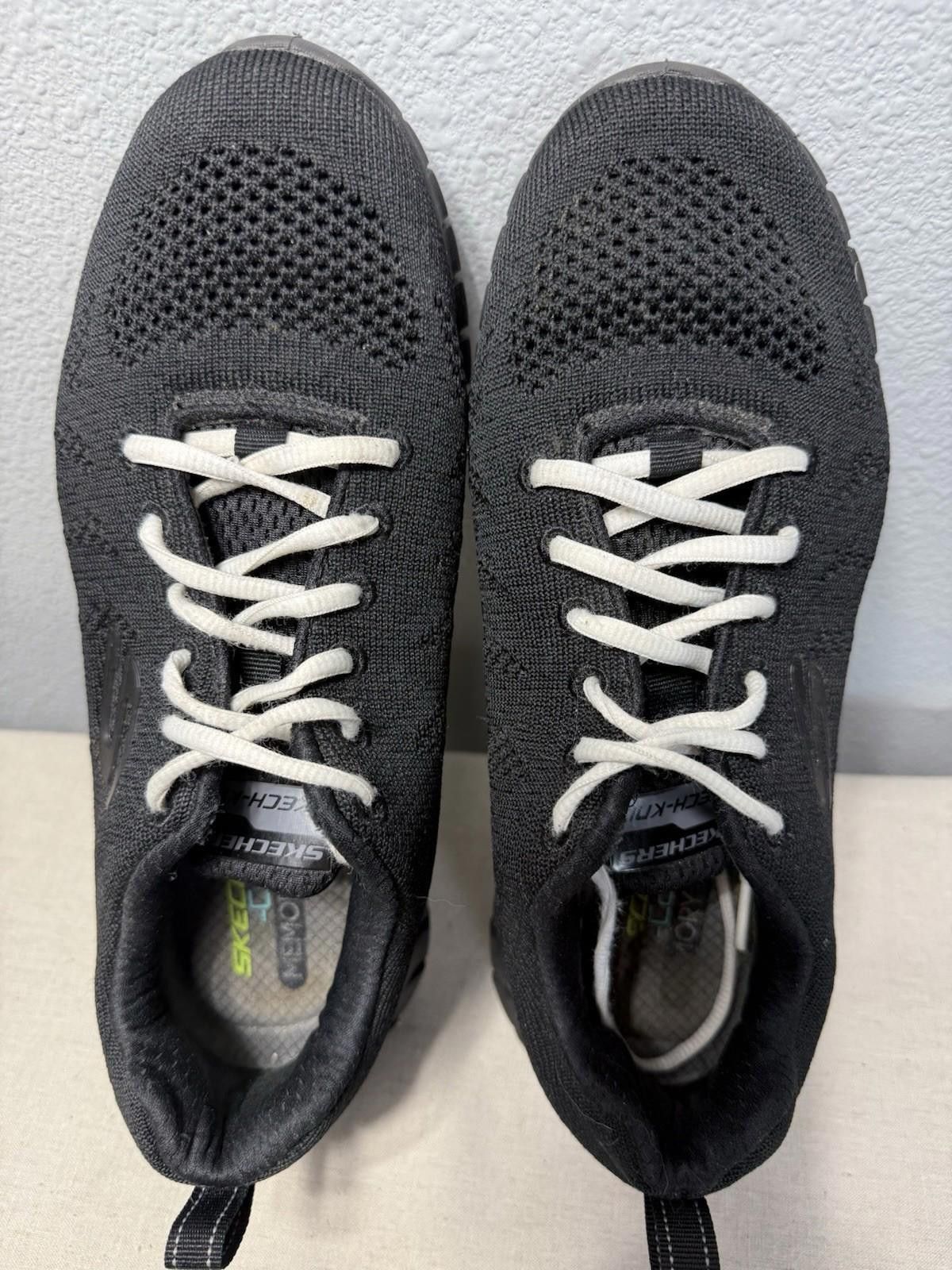 SKECHERS Skechers Overhaul Debbir Memory Foam Shoes Black Sz 8.5 Size US 8.5 / EU 41-42 - 9 Thumbnail