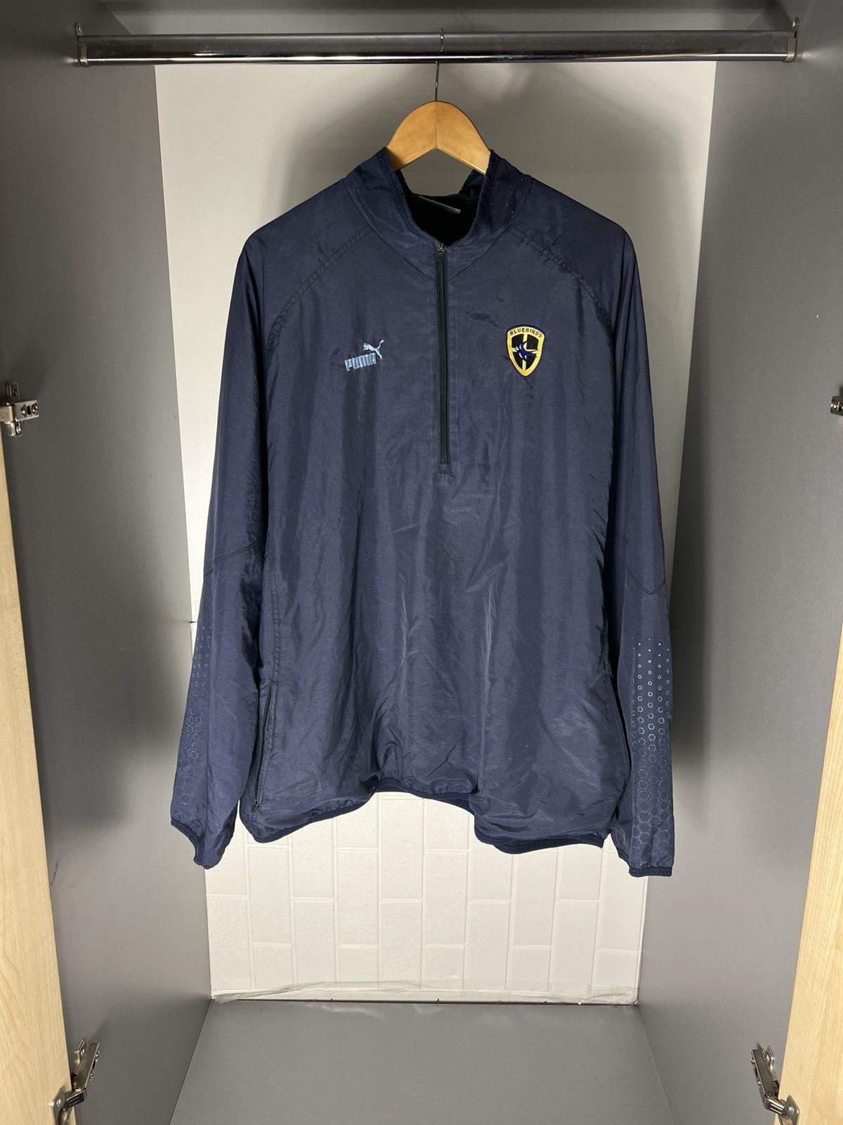 Puma VINTAGE PUMA FC CARDIFF CITY ENGLAND SOCCER JACKET RETRO 90s Size US XXL / EU 58 / 5 - 1 Thumbnail