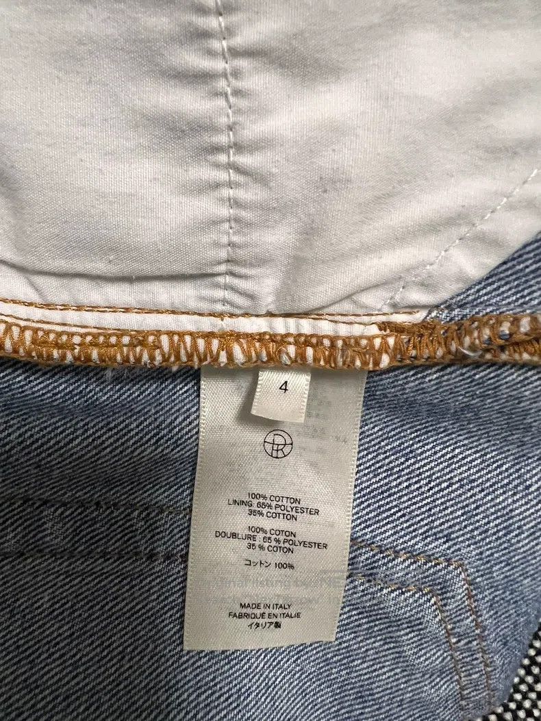 The Row The row size 4 Mid-rise blue washed dark stripe straight le Size 24" / US 00 / IT 34 - 3 Thumbnail