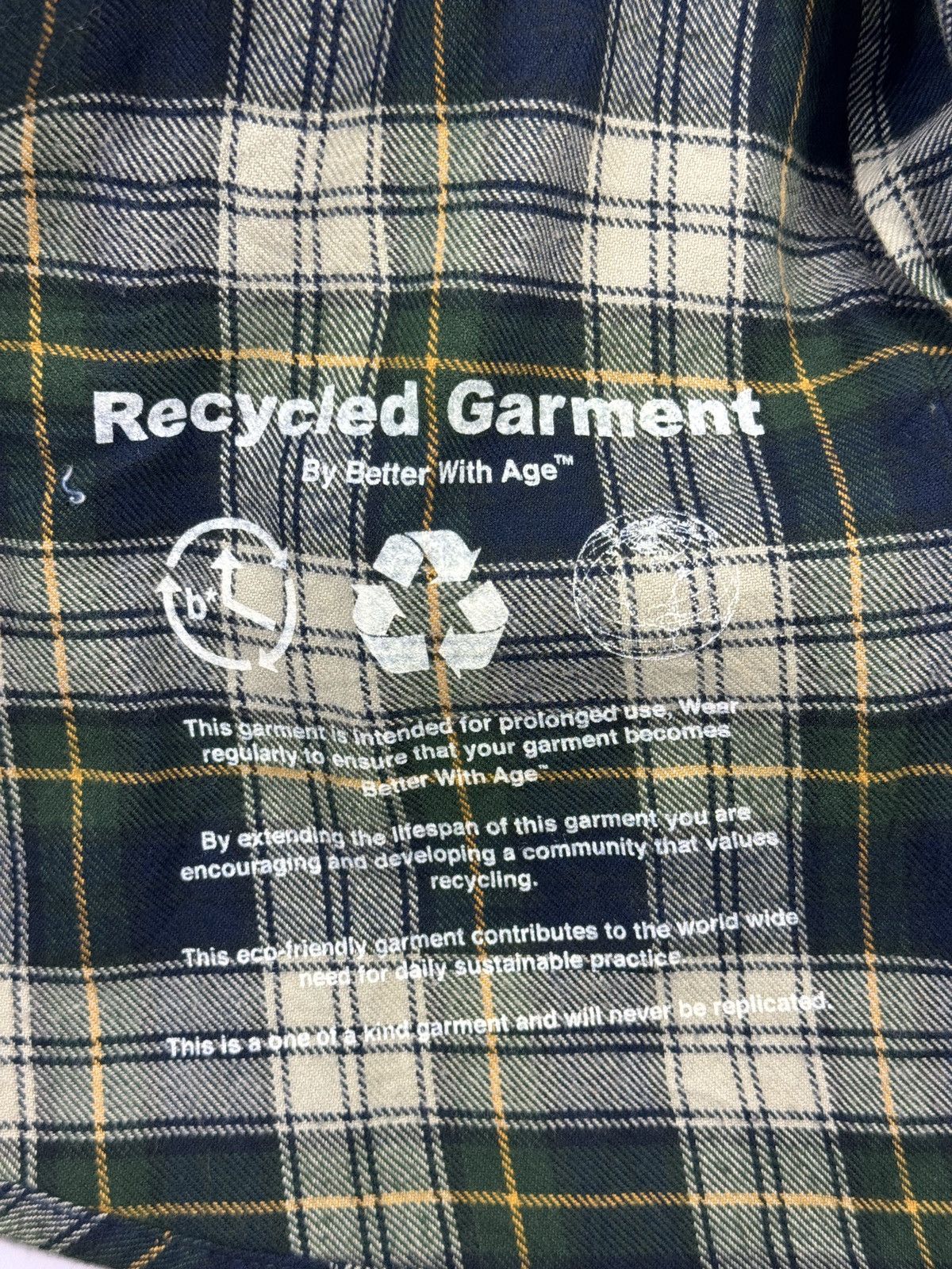 Better With Age MUIR REPAIR FLANNEL OVERSIZED SHIRT Size US L / EU 52-54 / 3 - 8 Thumbnail