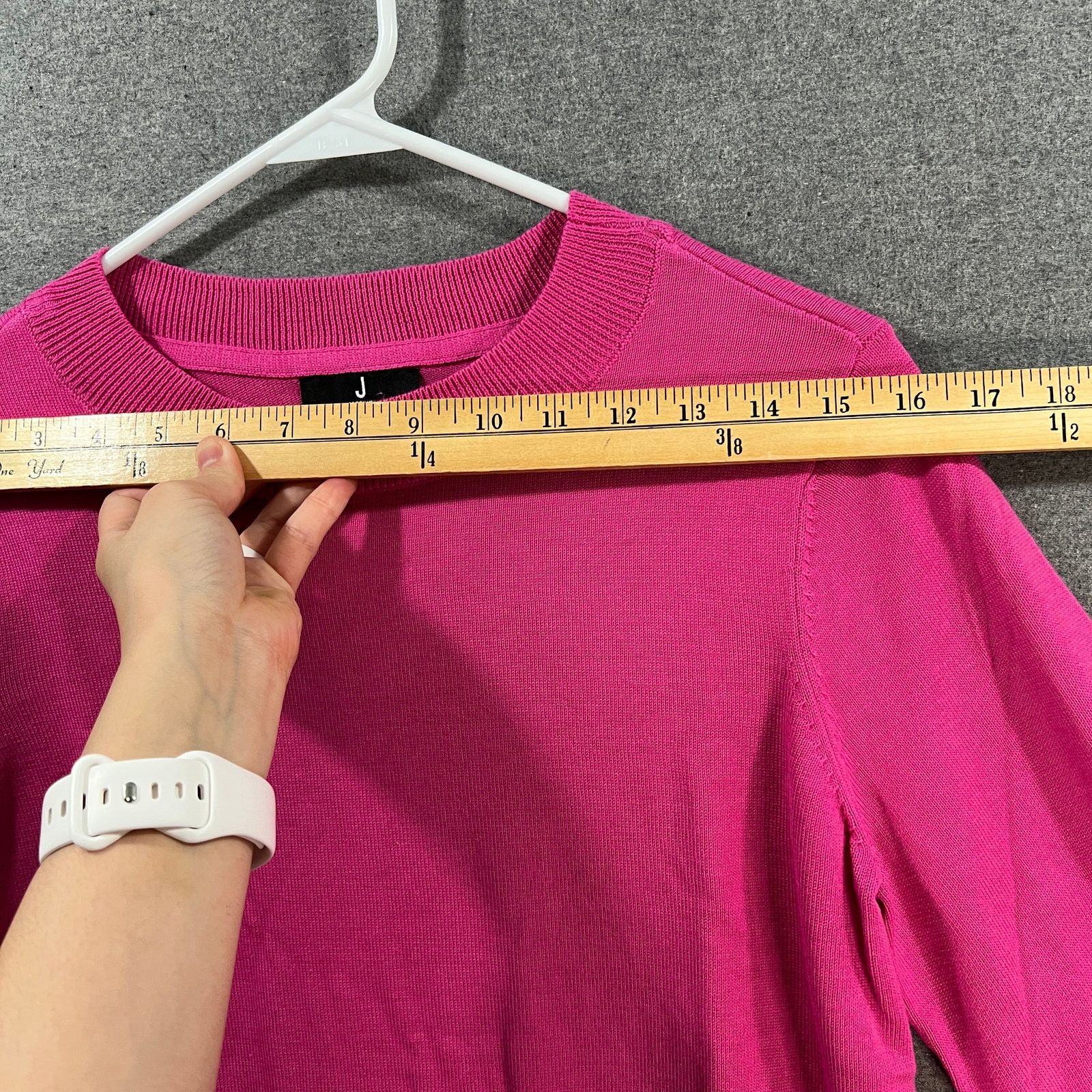 Other J Jason Wu Fine Gauge Tunic Sweater Raspberry Rose, X-Small Size XS / US 0-2 / IT 36-38 - 6 Thumbnail