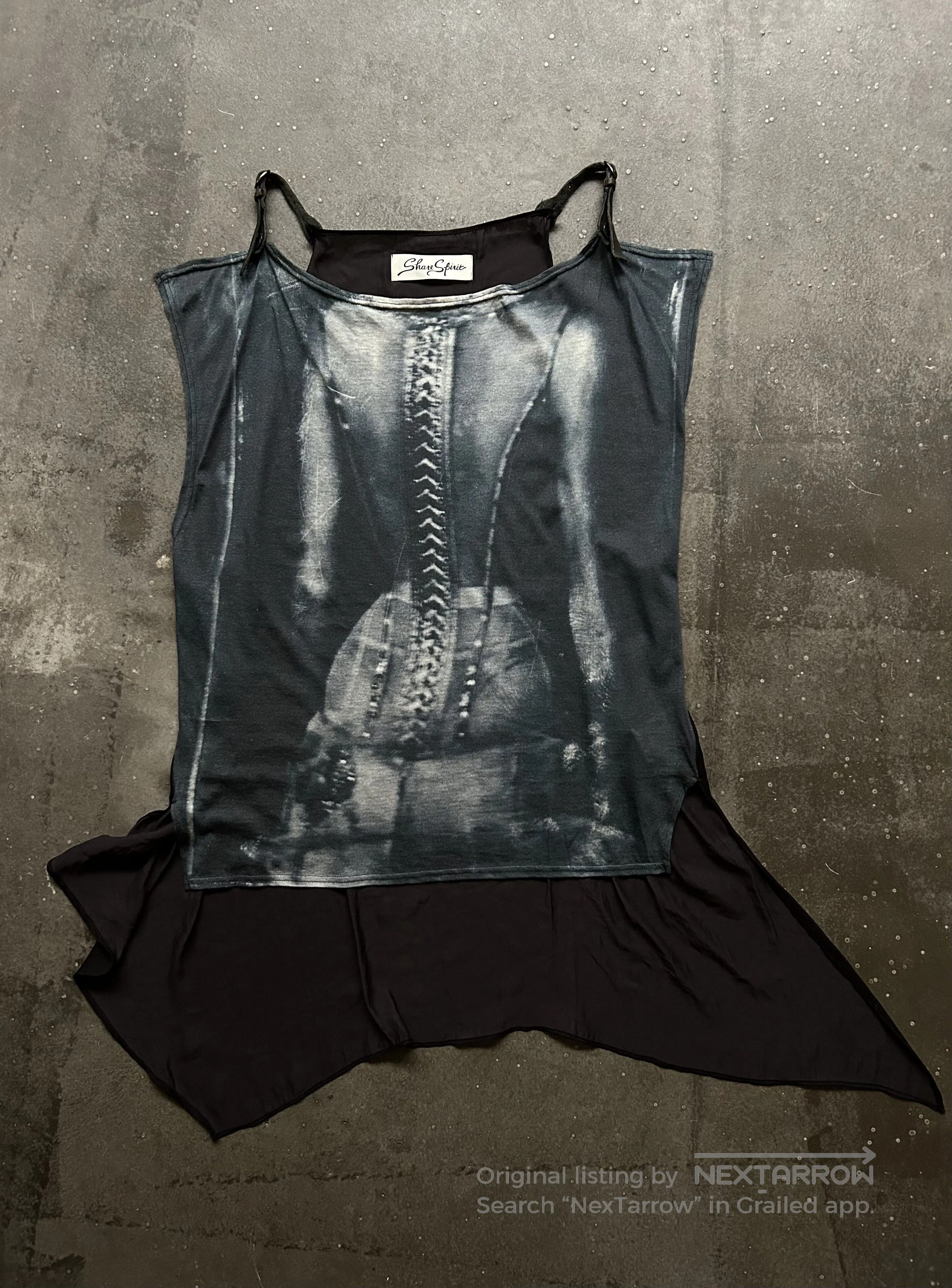 Share Spirit Homme share spirit printed sleeveless dress. Size XL / US 12-14 / IT 48-50 - 2 Thumbnail