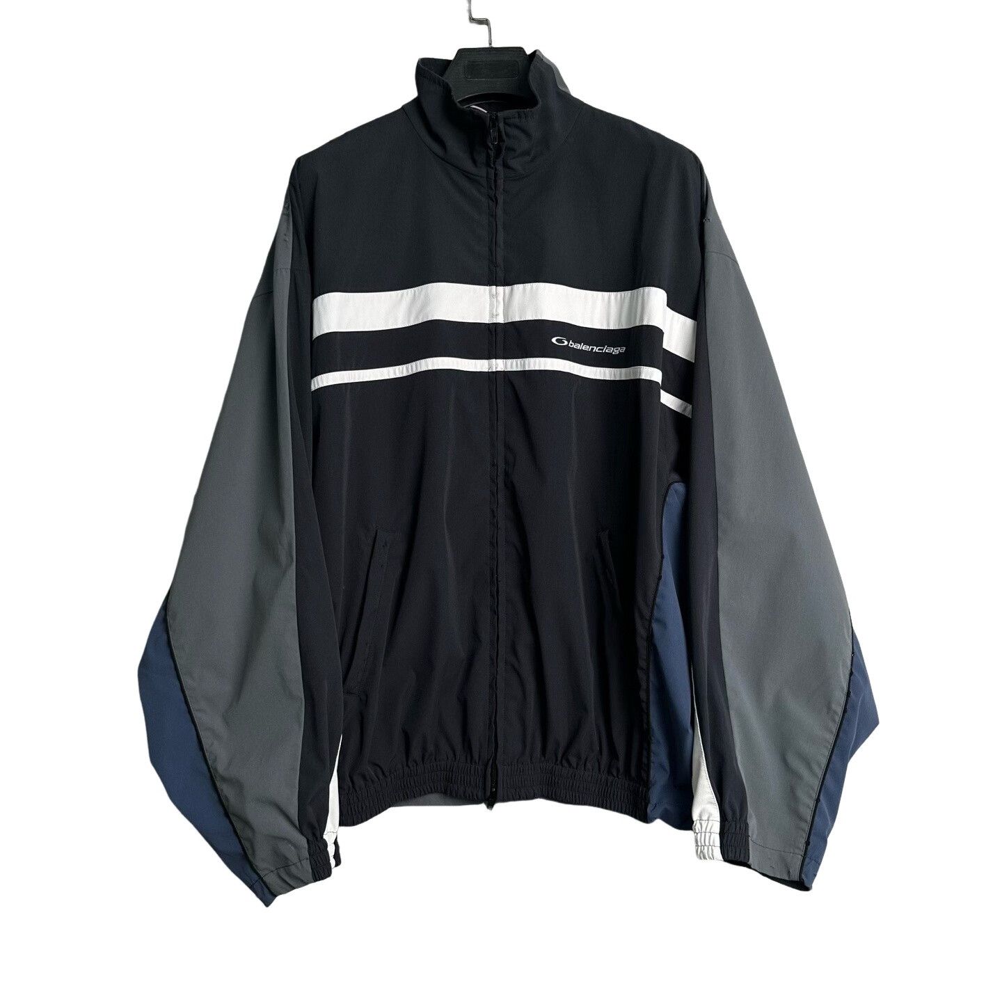 Balenciaga Balenciaga Colorblock Track Jacket 46 Size US S / EU 44-46 / 1 - 1 Thumbnail