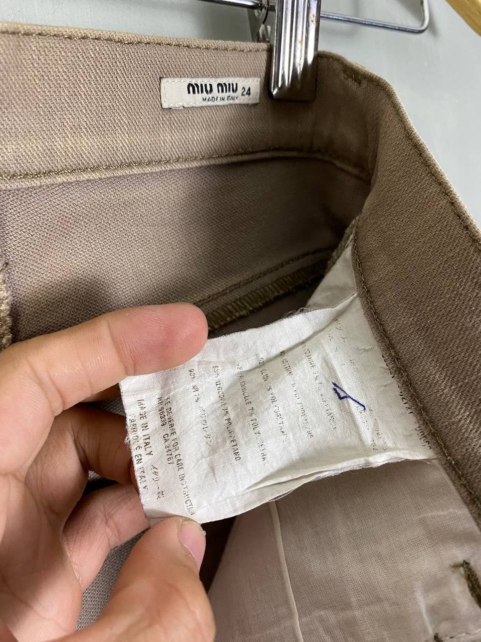 Miu Miu Miu Miu Denim Short Size 24" / US 00 / IT 34 - 9 Thumbnail