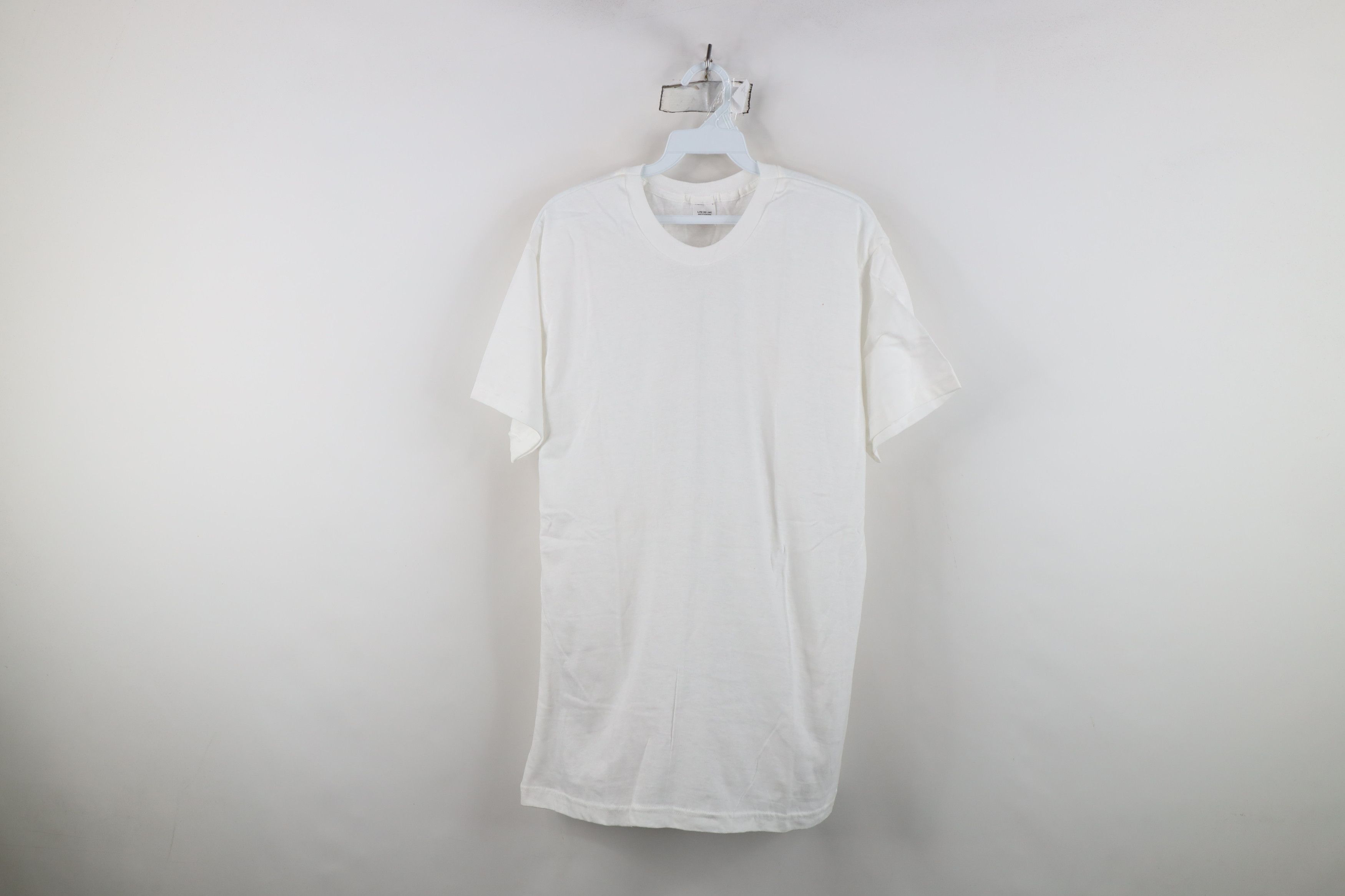 Vintage Vintage 90s Streetwear Cotton Short Sleeve T-Shirt White Size US L / EU 52-54 / 3 - 1 Thumbnail