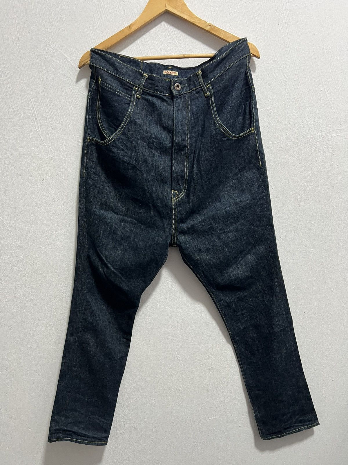 Kapital Kapital Cinch Back Work Denim Pants Made in Japan Size US 32 / EU 48 - 1 Thumbnail